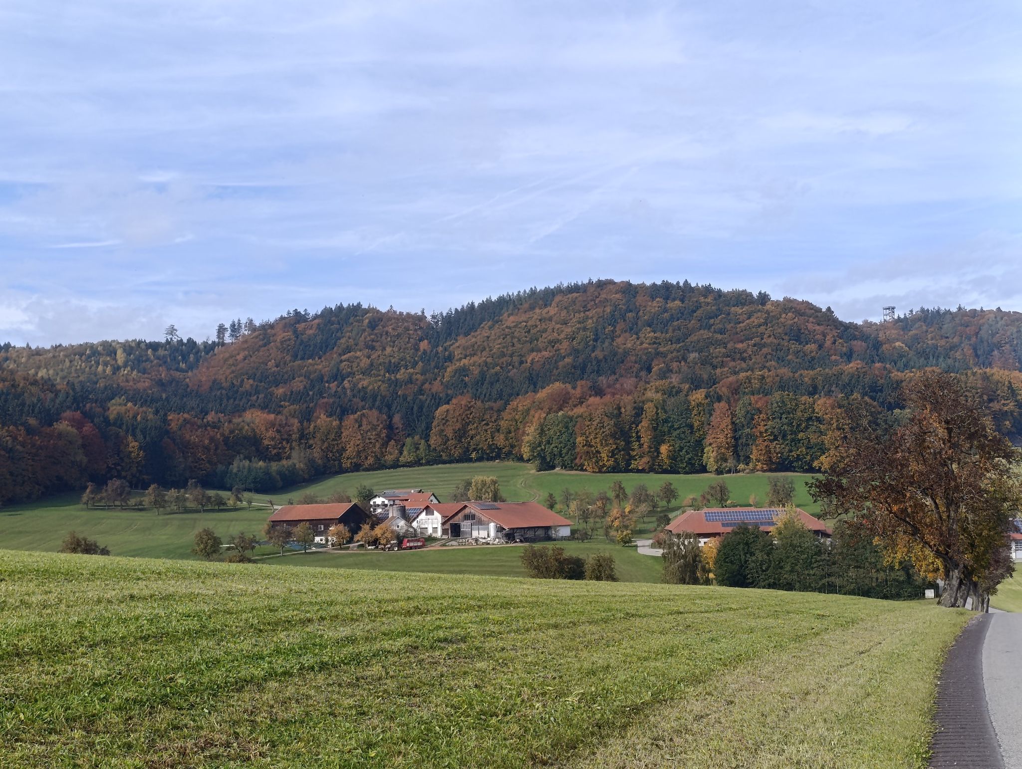 Hausruck in Herbstfarbe