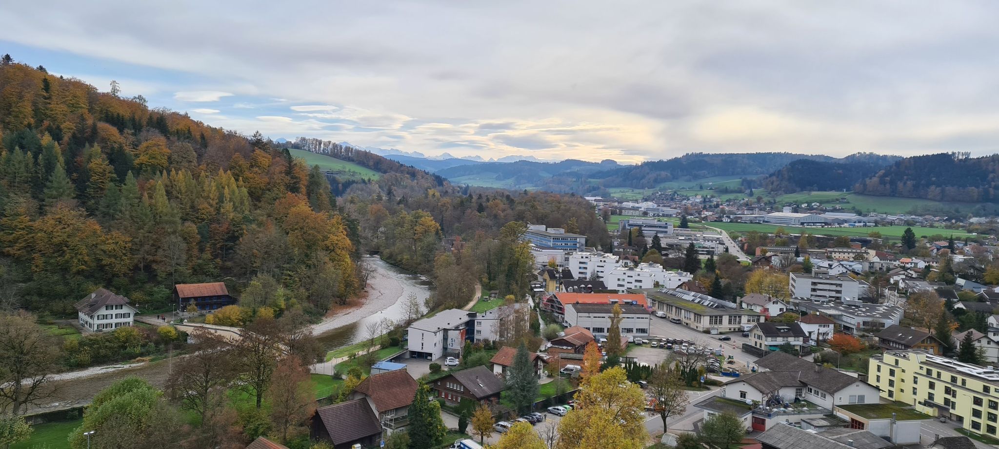 Aussicht vom Schloss Burgdorf