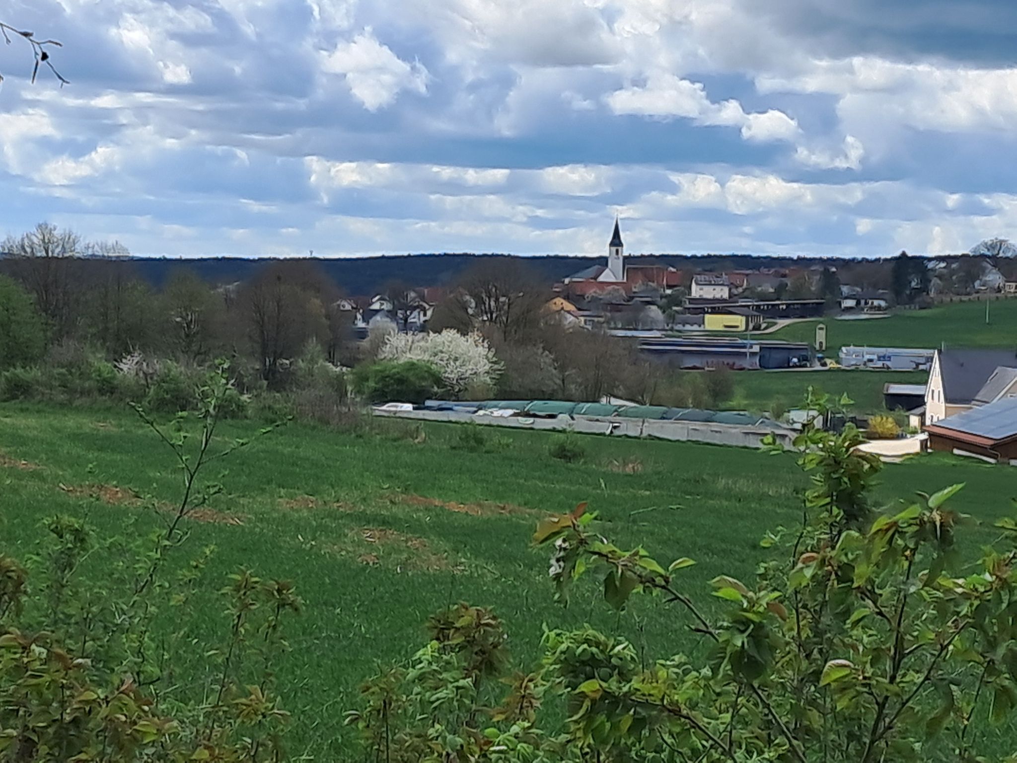 Blick zurück auf Gebenbach