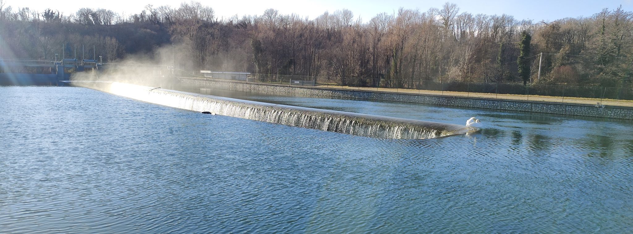 Lo sfioratore dello scolmatore Corno - Tagliamento