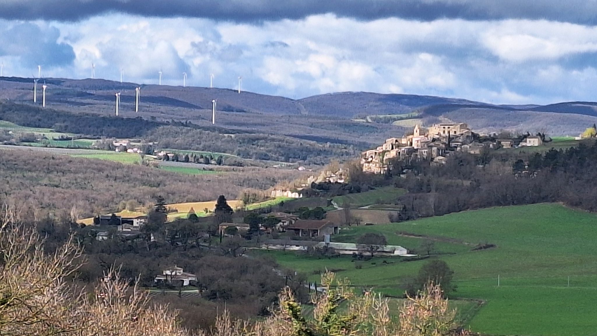 Vue sur Autichamp.
