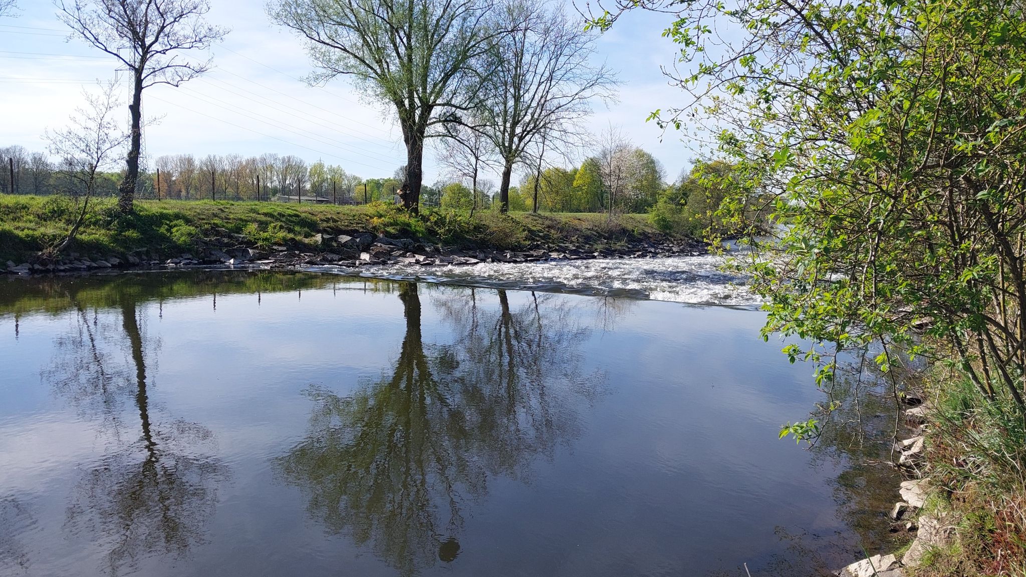 Stromschnellen in der Rur