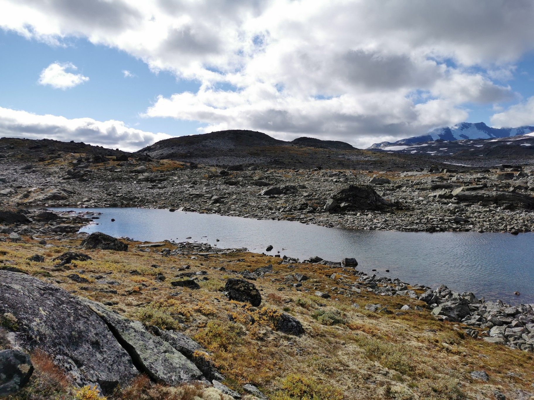 end of lake