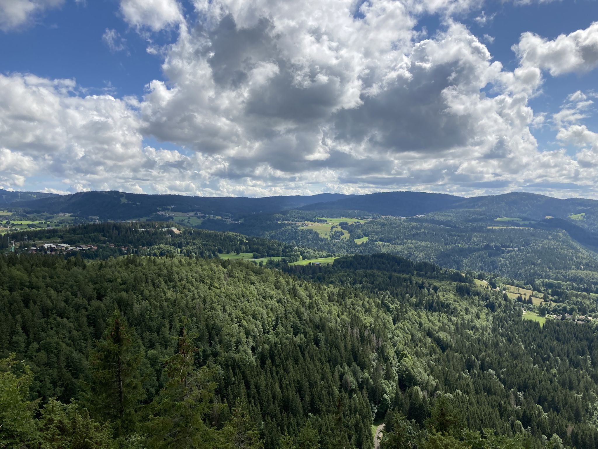 Vue depuis la roche blanche