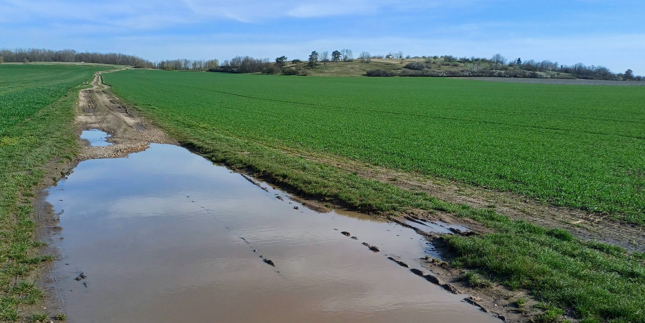 rechts ist der Aussichtshügel Burgstetten