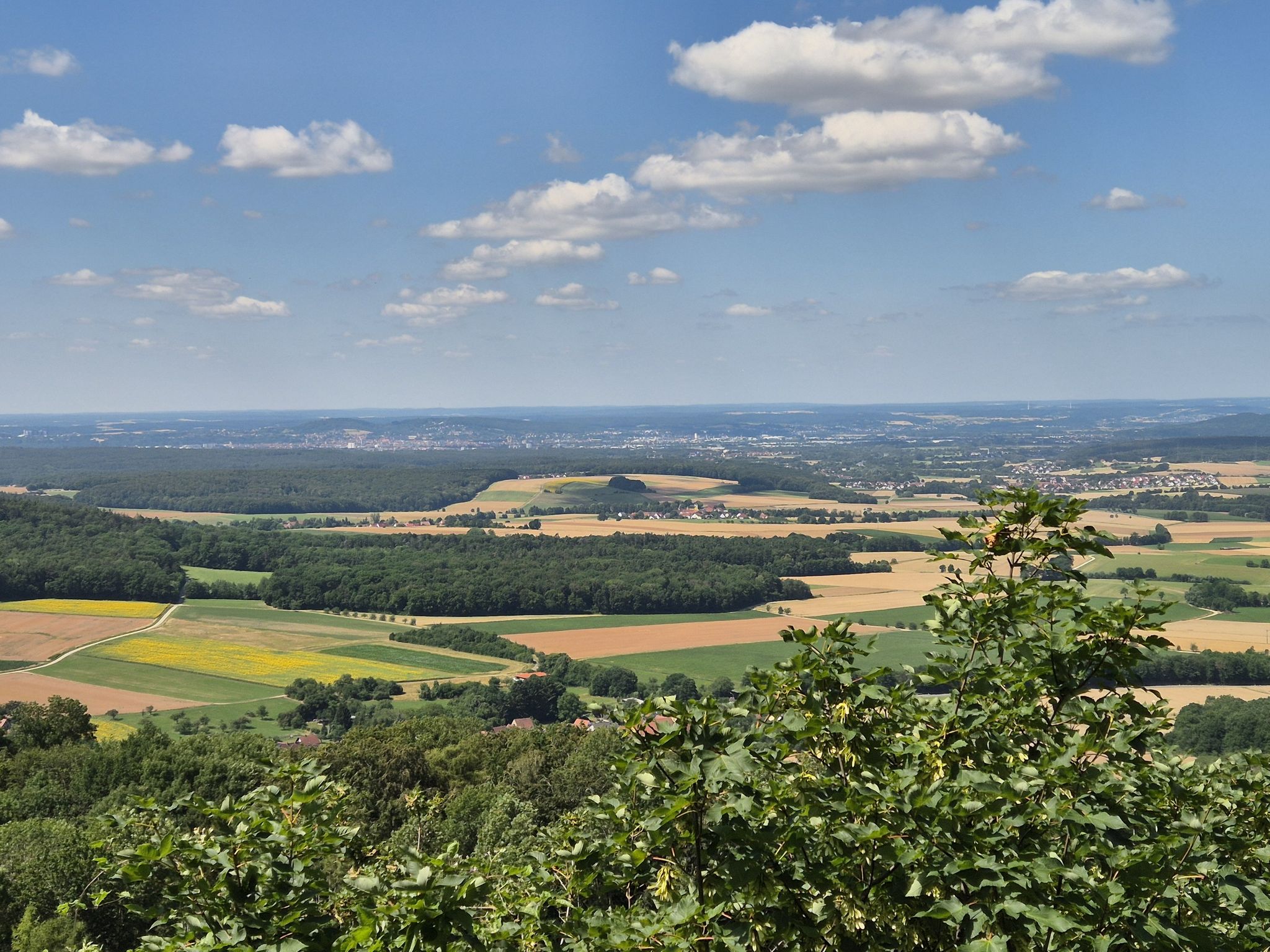 Blick nach Bamberg