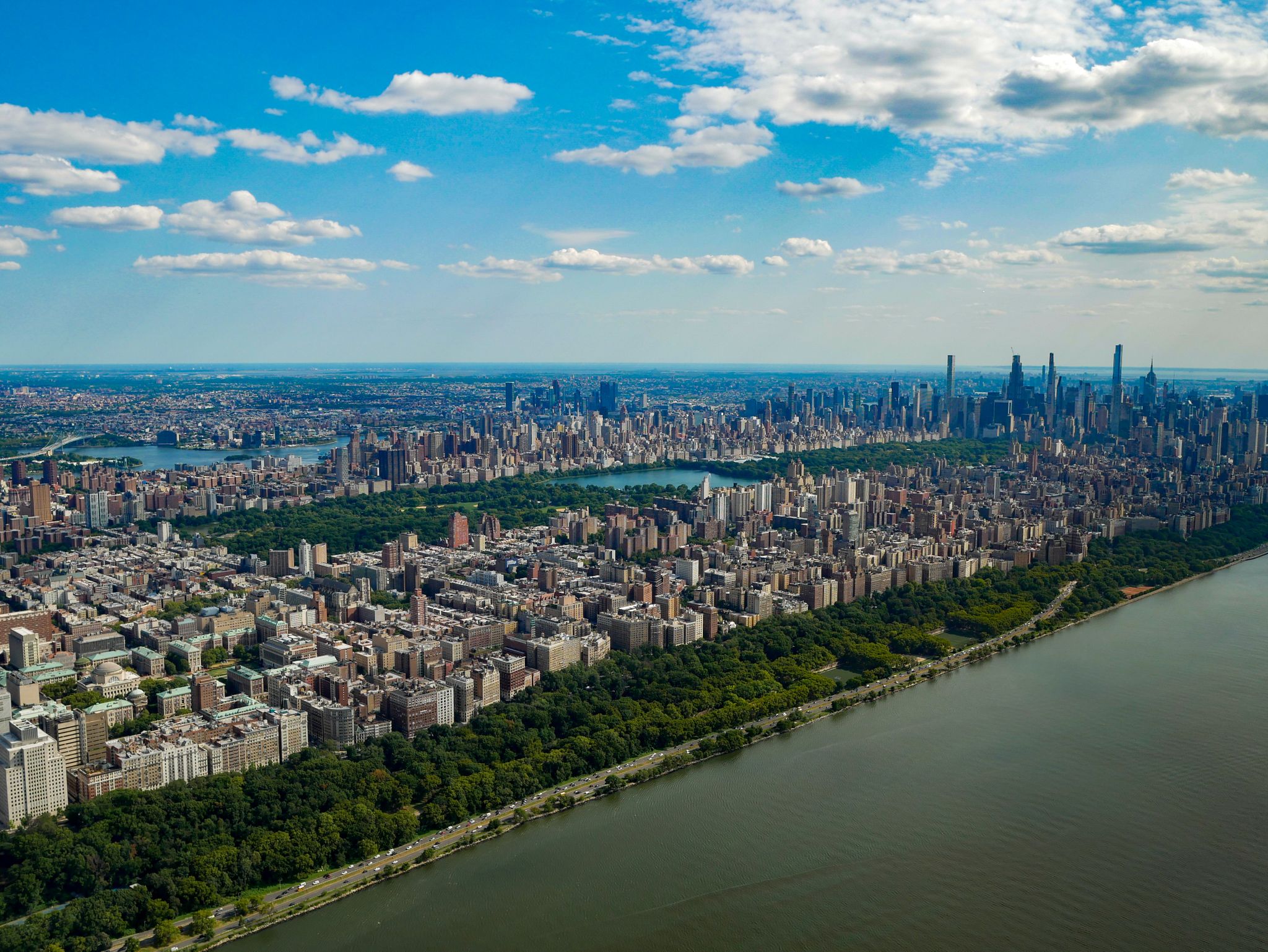 Manhattan vom Helikopter