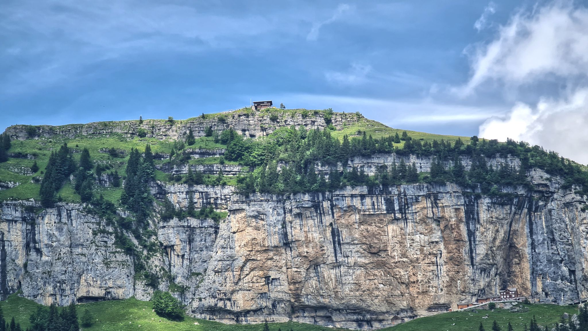 oben Berggasthaus Ebenalp