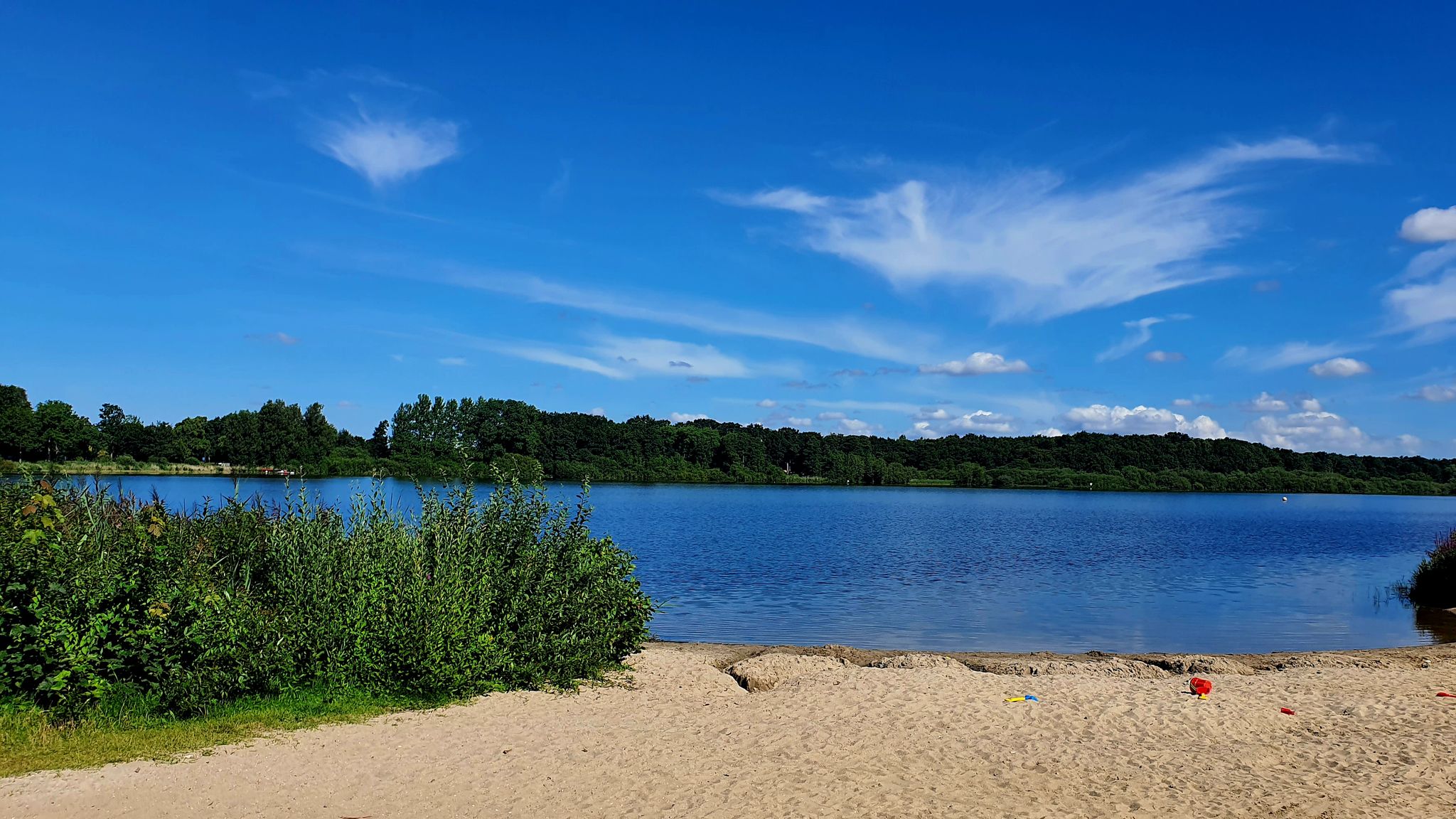 erster Blick auf den Einfelder See