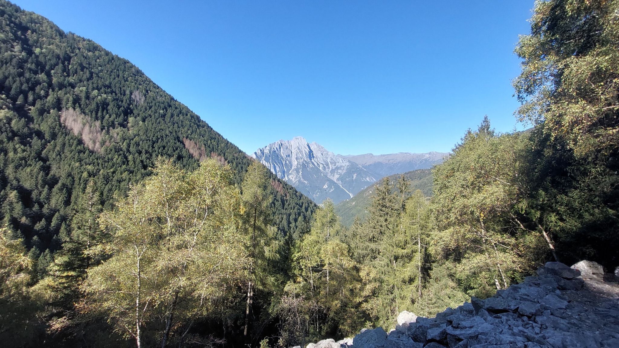 punto panoramico sul monte Vaccio