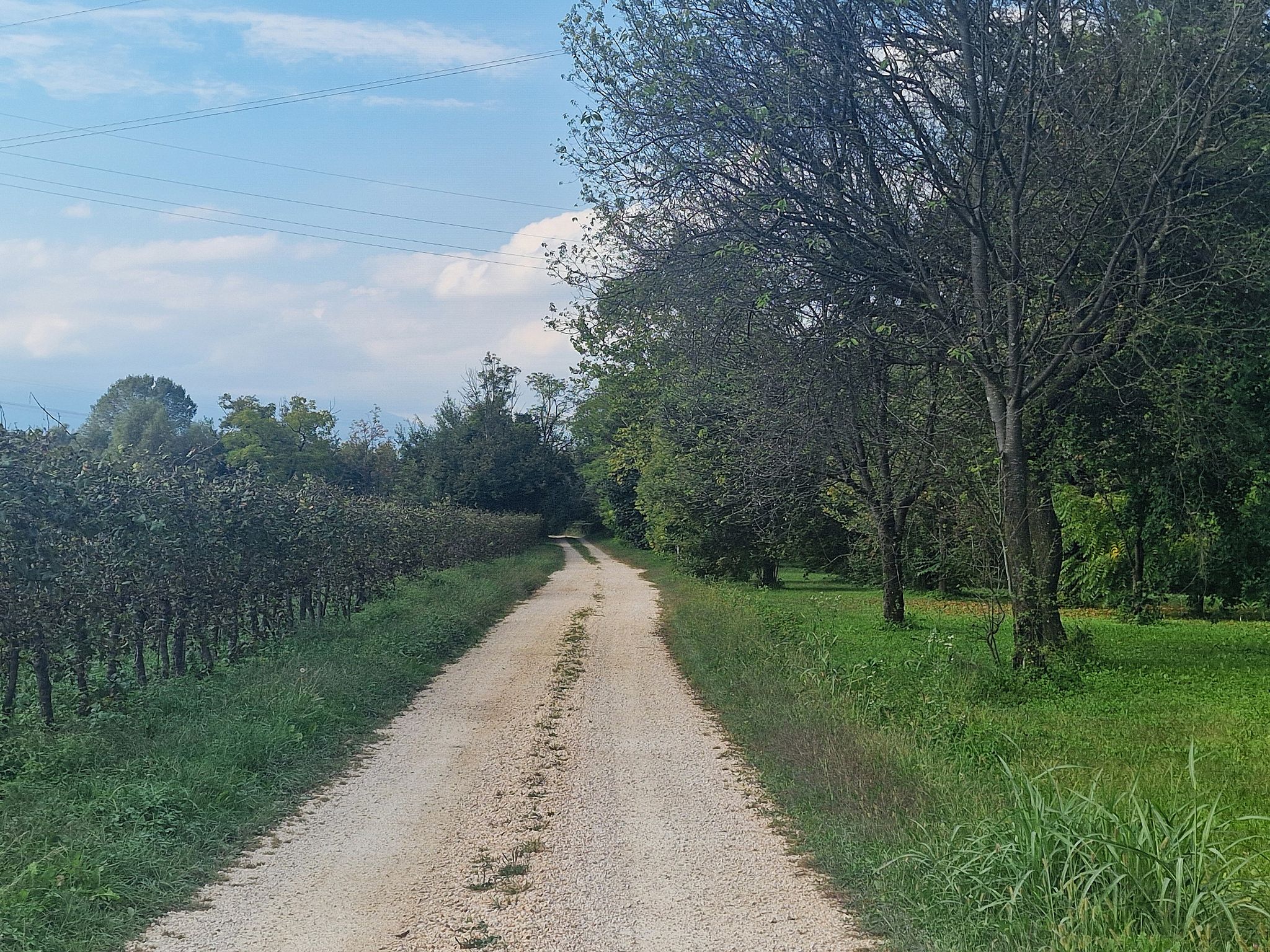 Wegstrecke von Zoppola nach Murlis