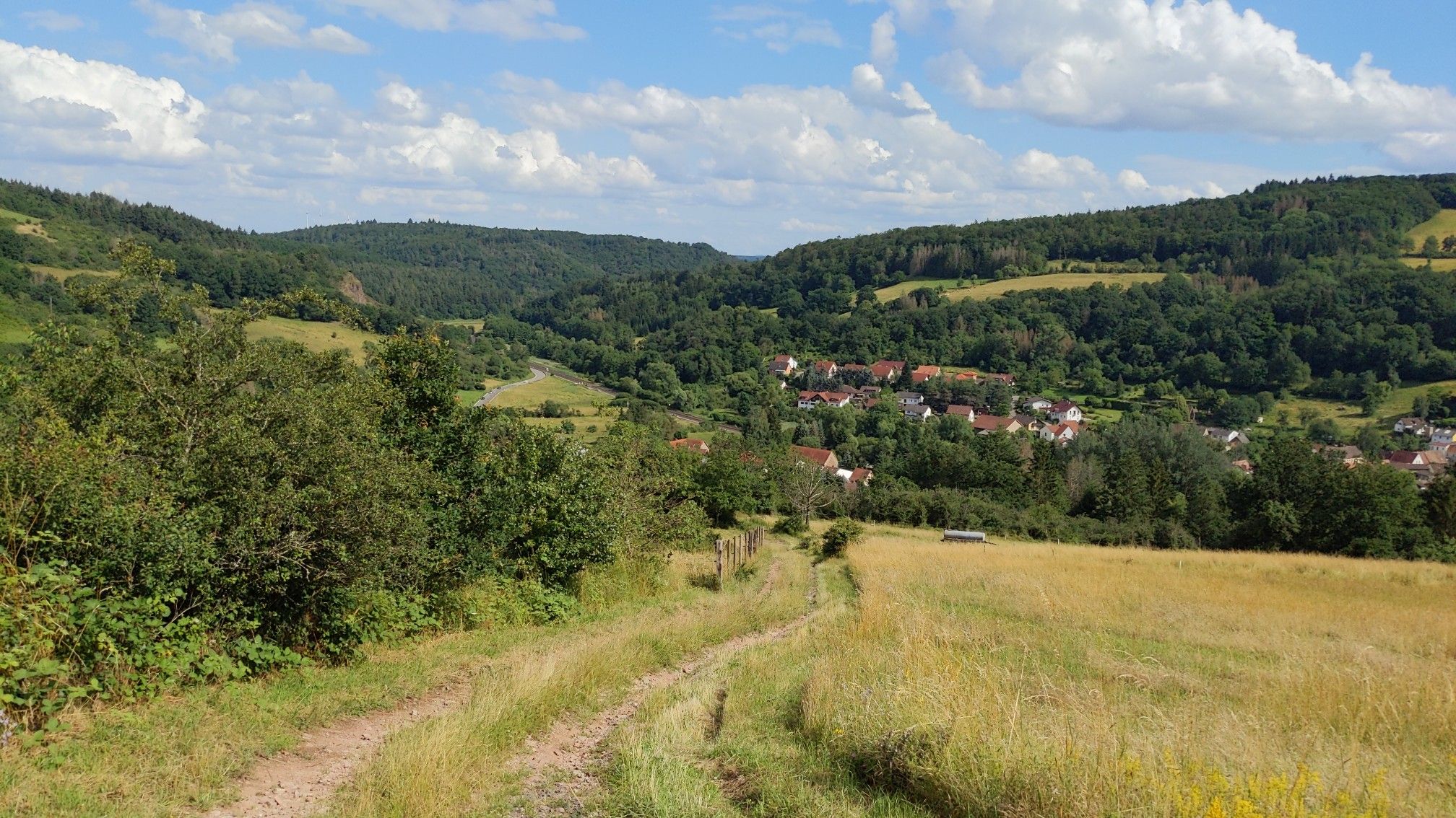 Blick auf Schweisweiler