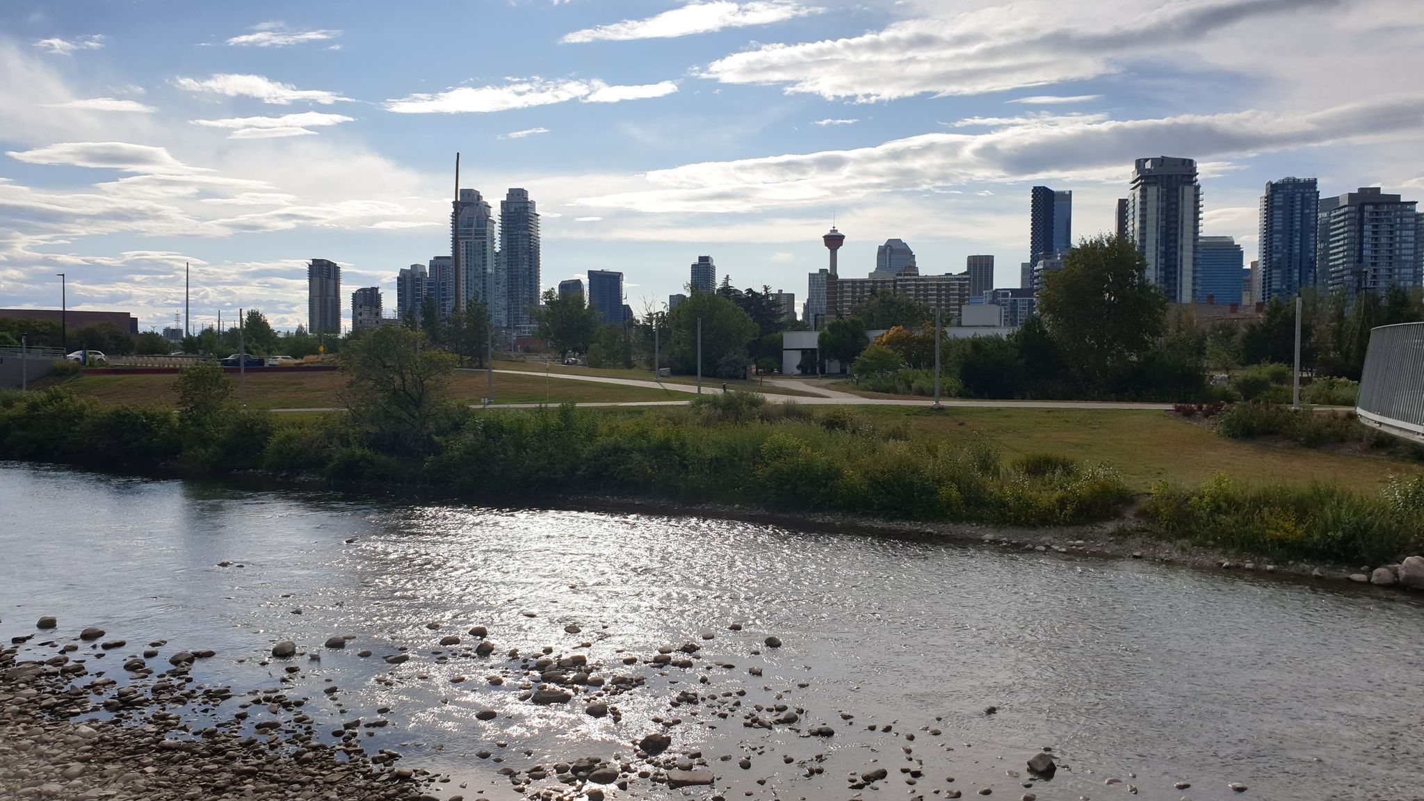 Blick auf die Skyline von Downtown.
