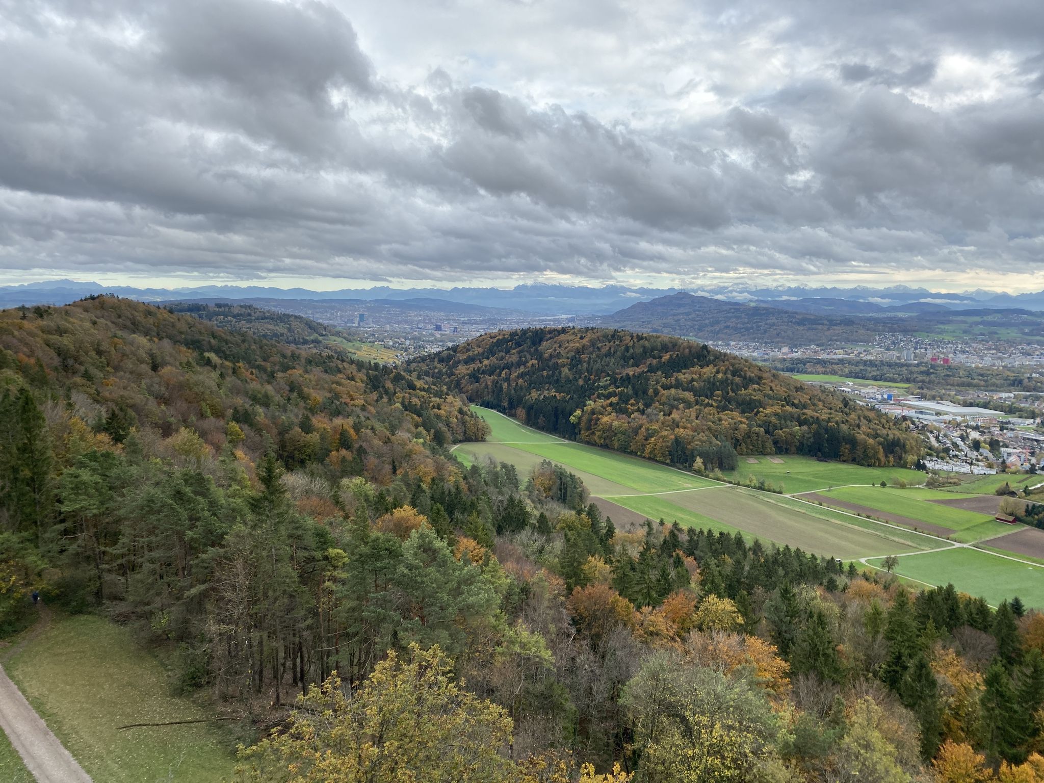 Blickrichtung Zürich