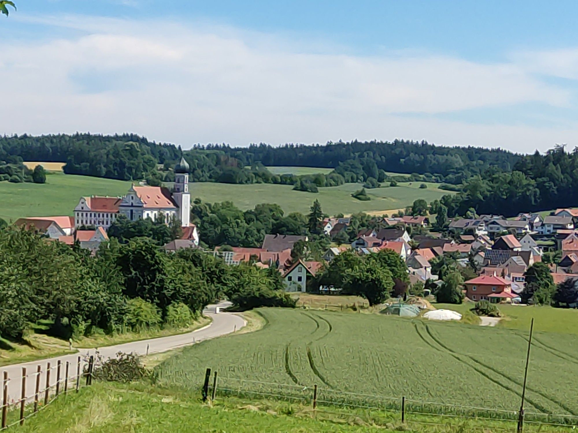 Edelstetten mit Kloster
