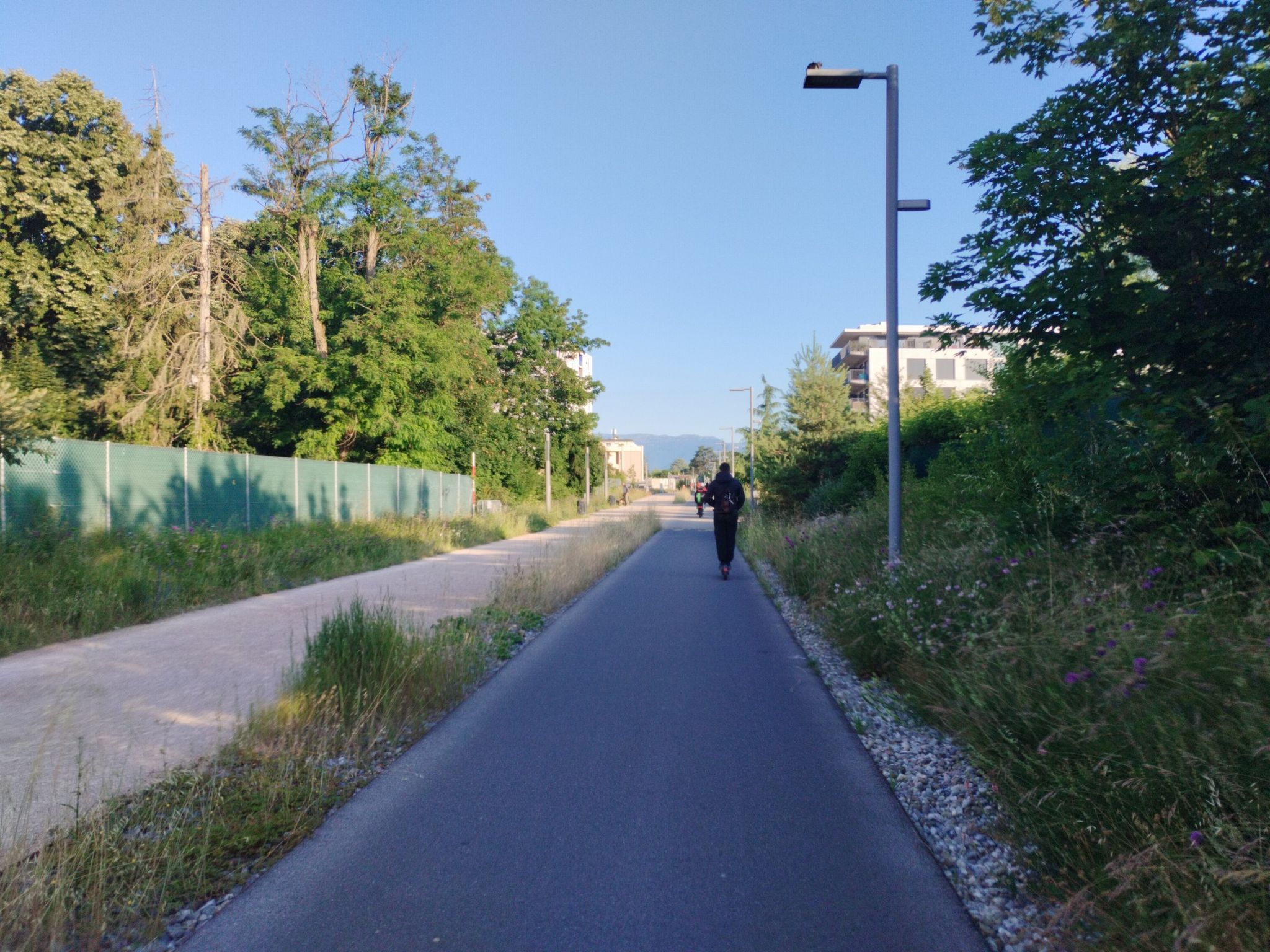 Bahntrassenradweg, Bahntrasse unter dem Radweg