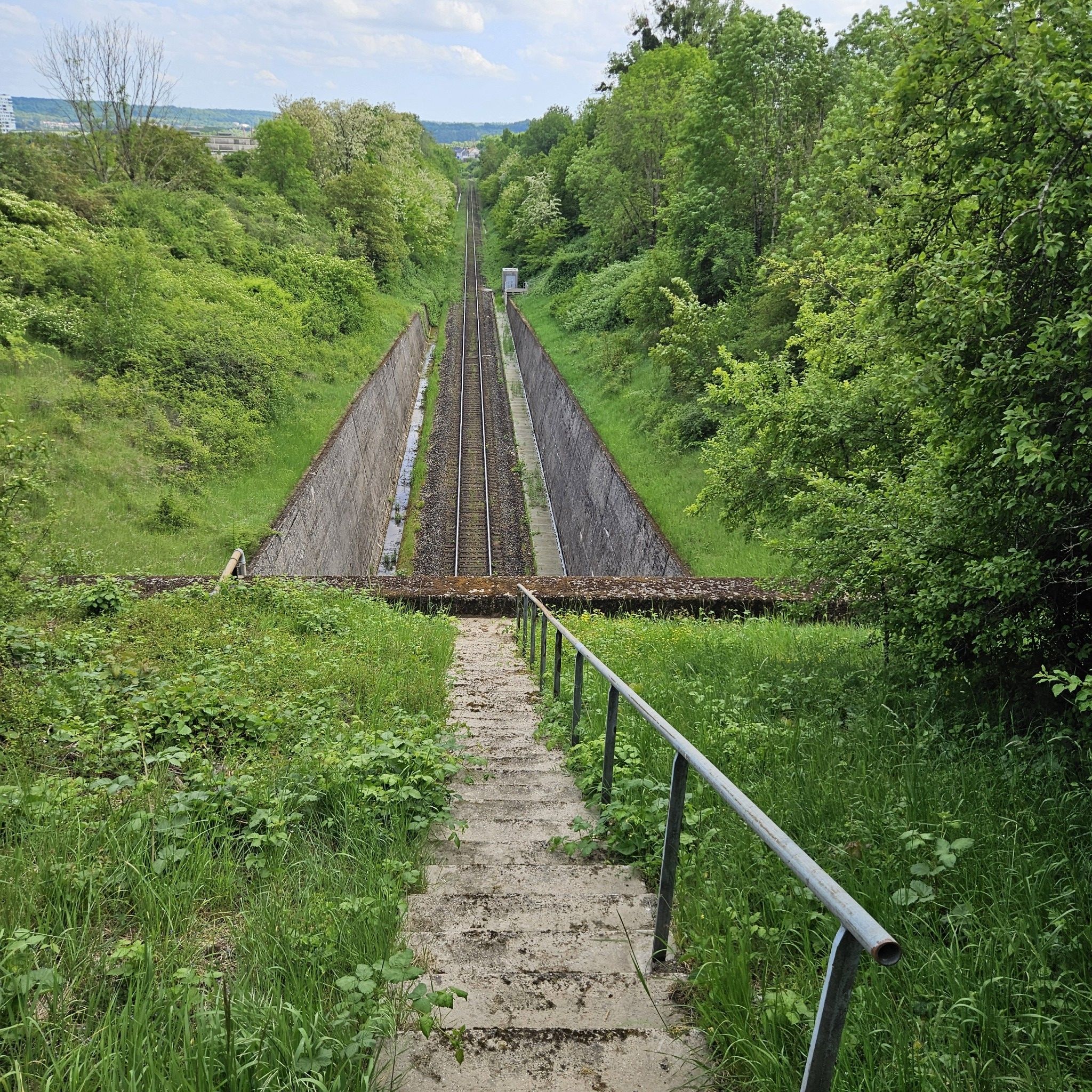 Stillgelegte Industriebahn