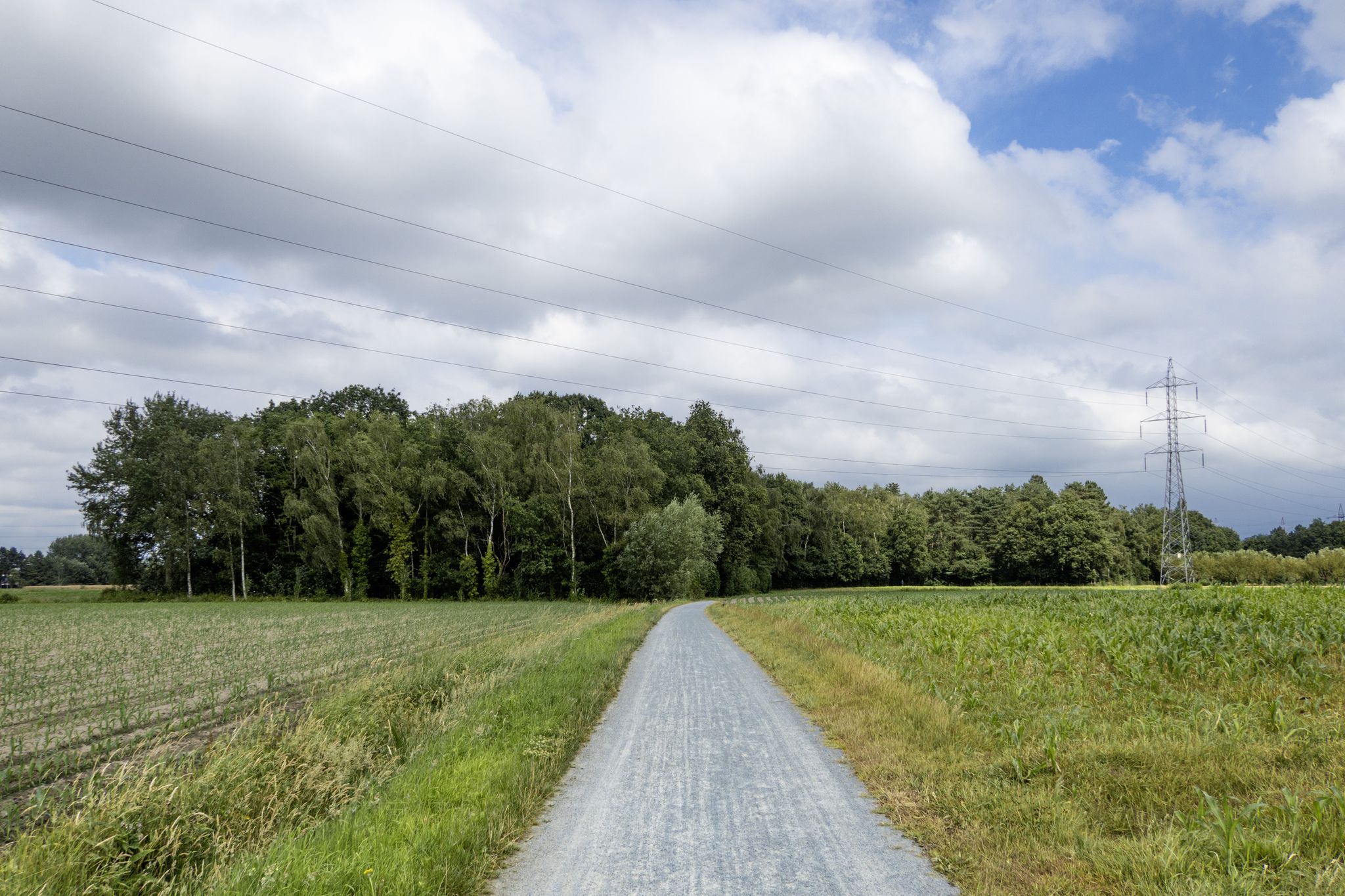 Over het grind bij Heimolen