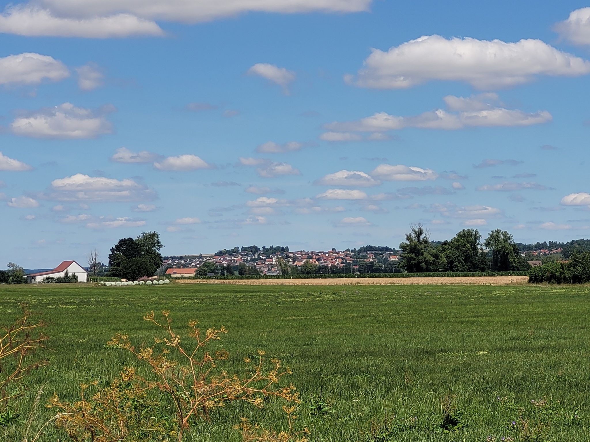 Blick auf Hainsfarth