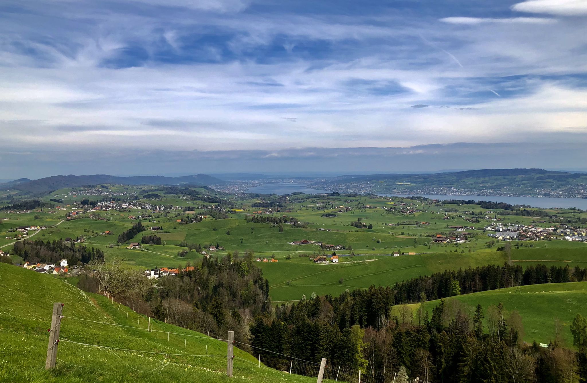 Immer ein toller Blick über den Zürichsee