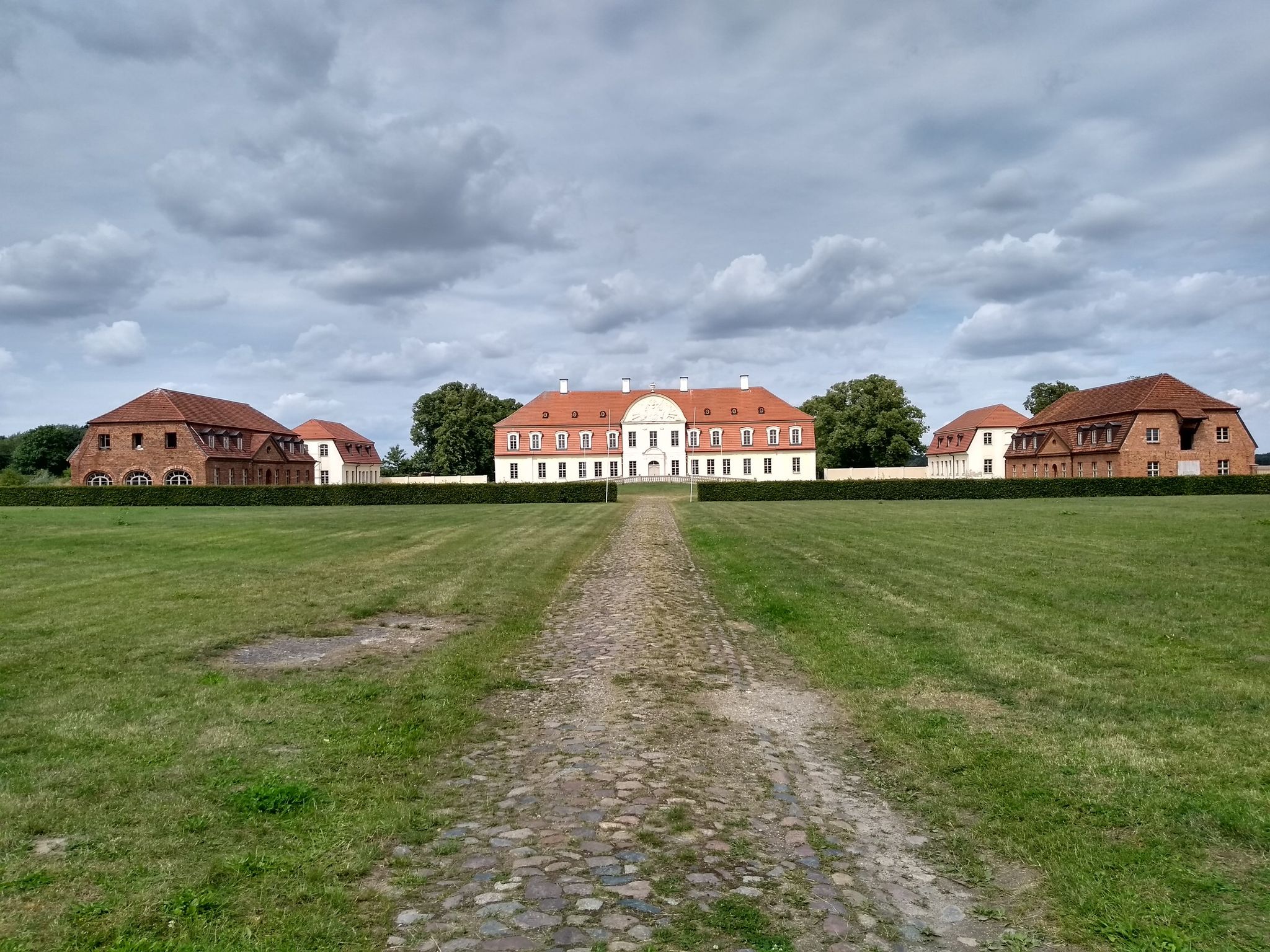 In Gützkow (es folgte eine regelrechte Schlösser-Parade)