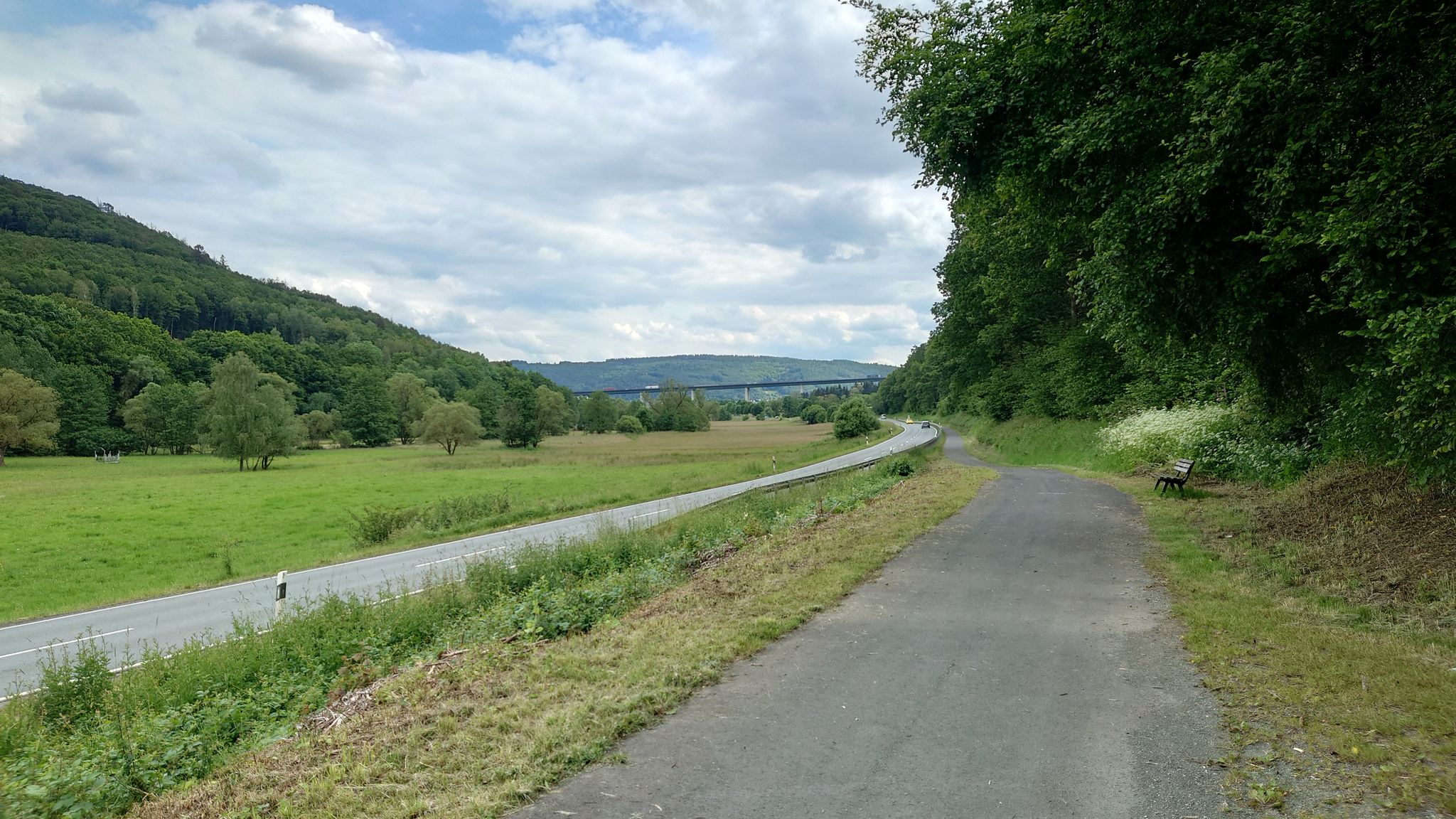 Haigertalbrücke (A45), aus Richtung Norden