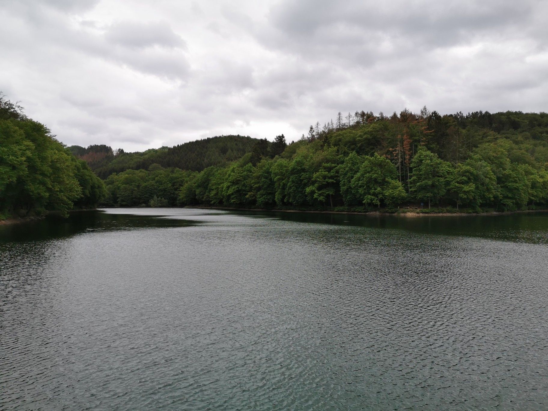 Blick vom Staudamm 