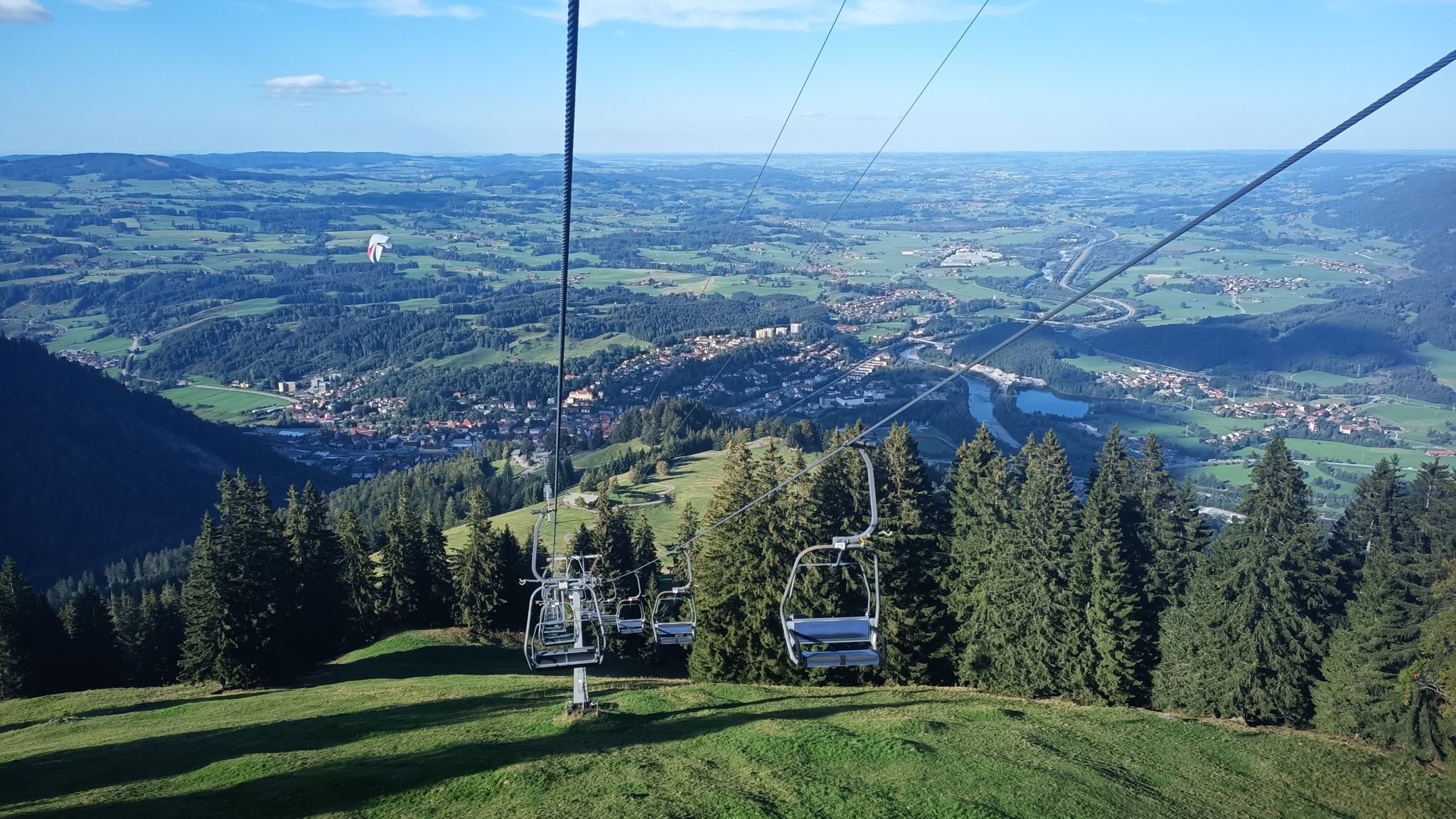 Runter nach Immenstadt gehts bequem
