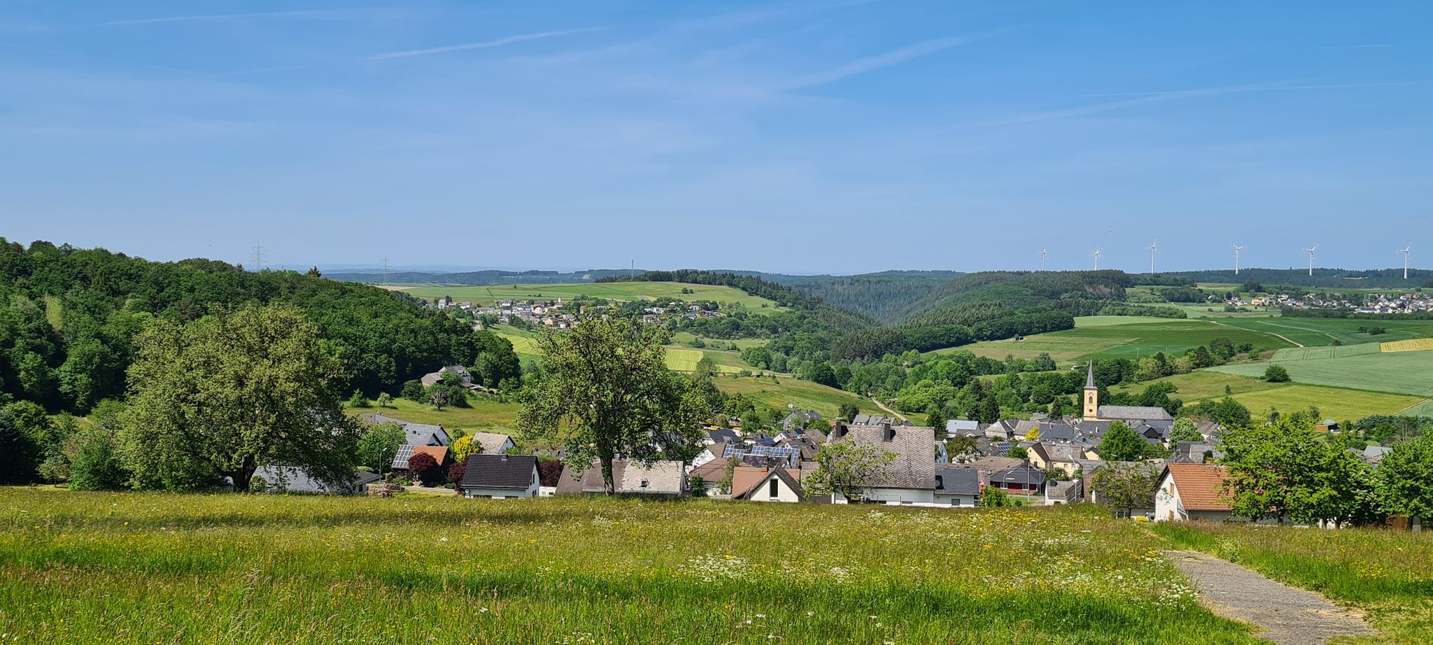 Abschied mit Blick über Farschweiler