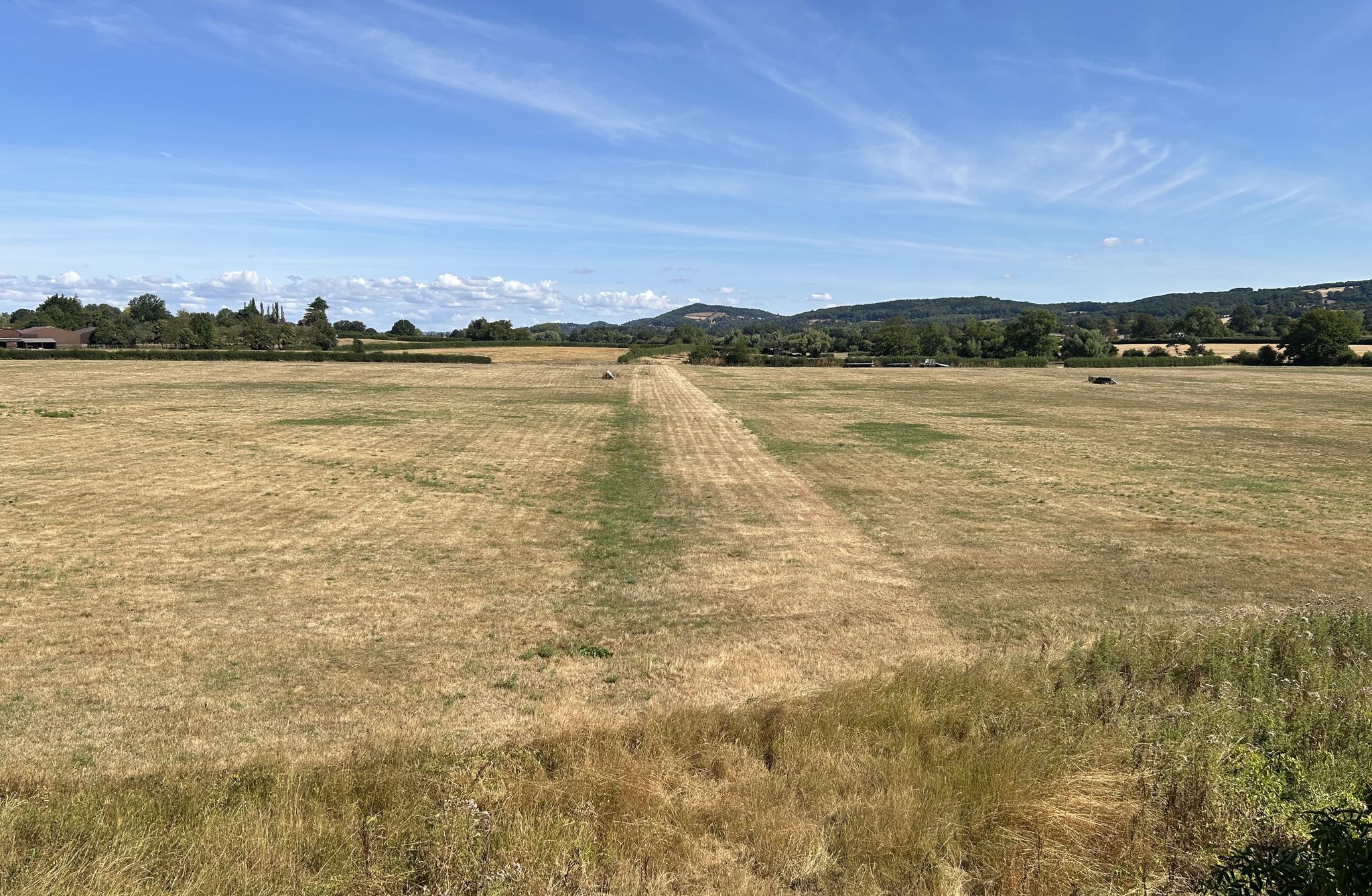 Dismantled Railway, viewed from the now redundant railway bridge.