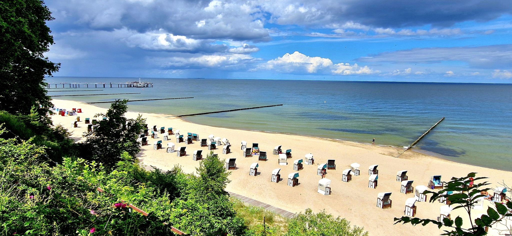 Strand östlich der Seebrücke