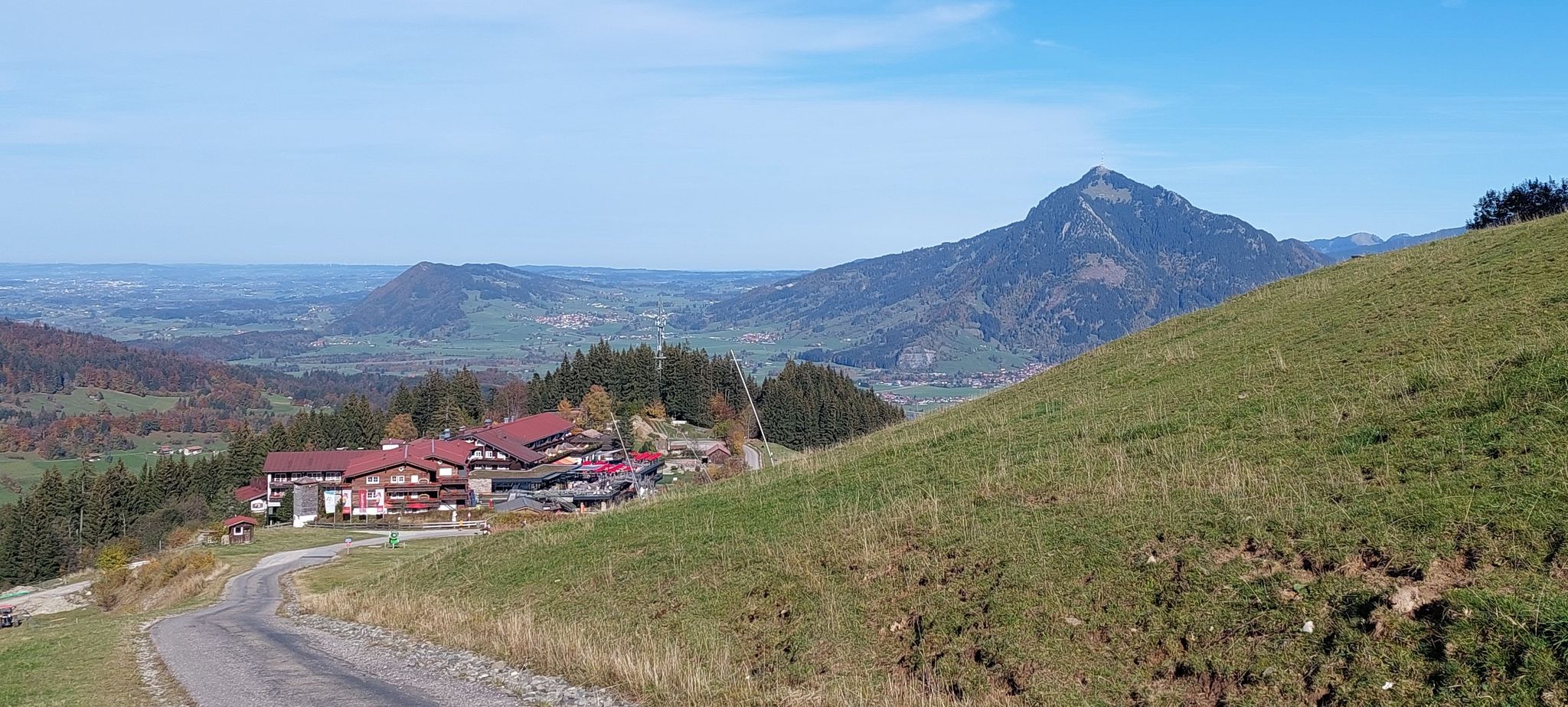 Blick auf den Allgäuer Berghof