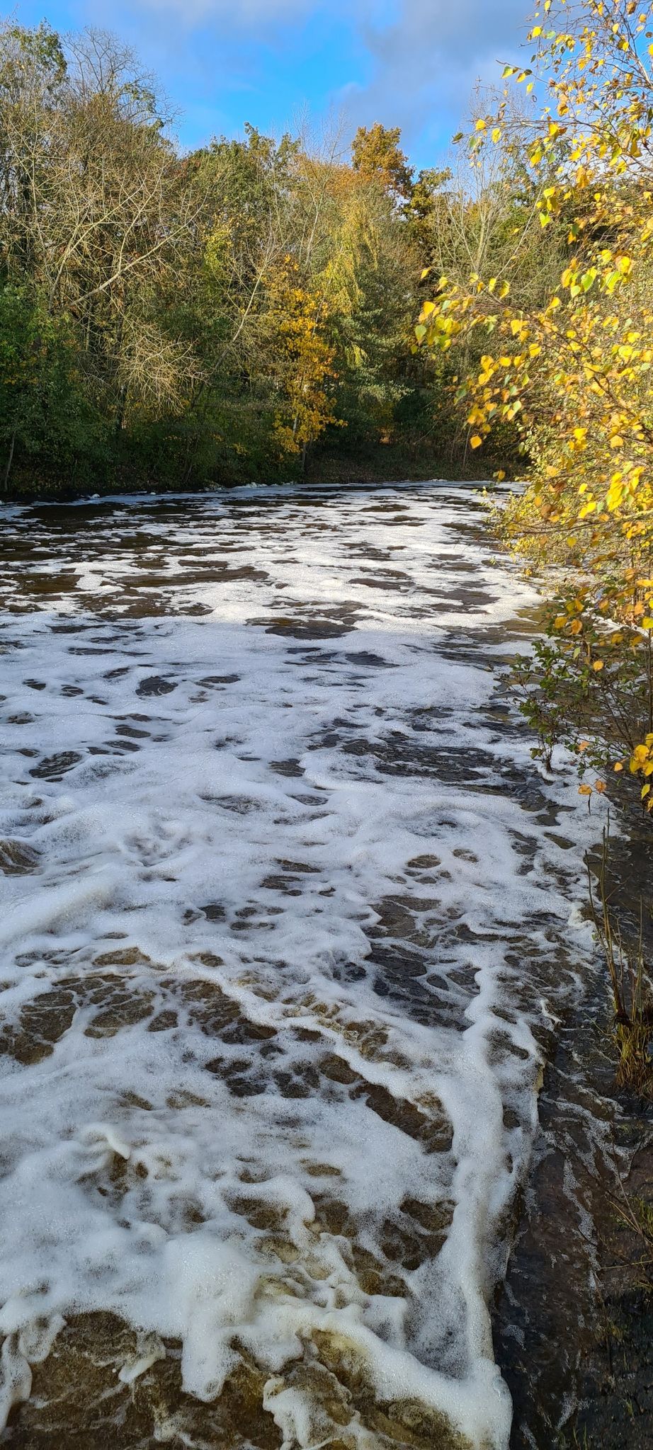 reißender Fluss, die Hunte
