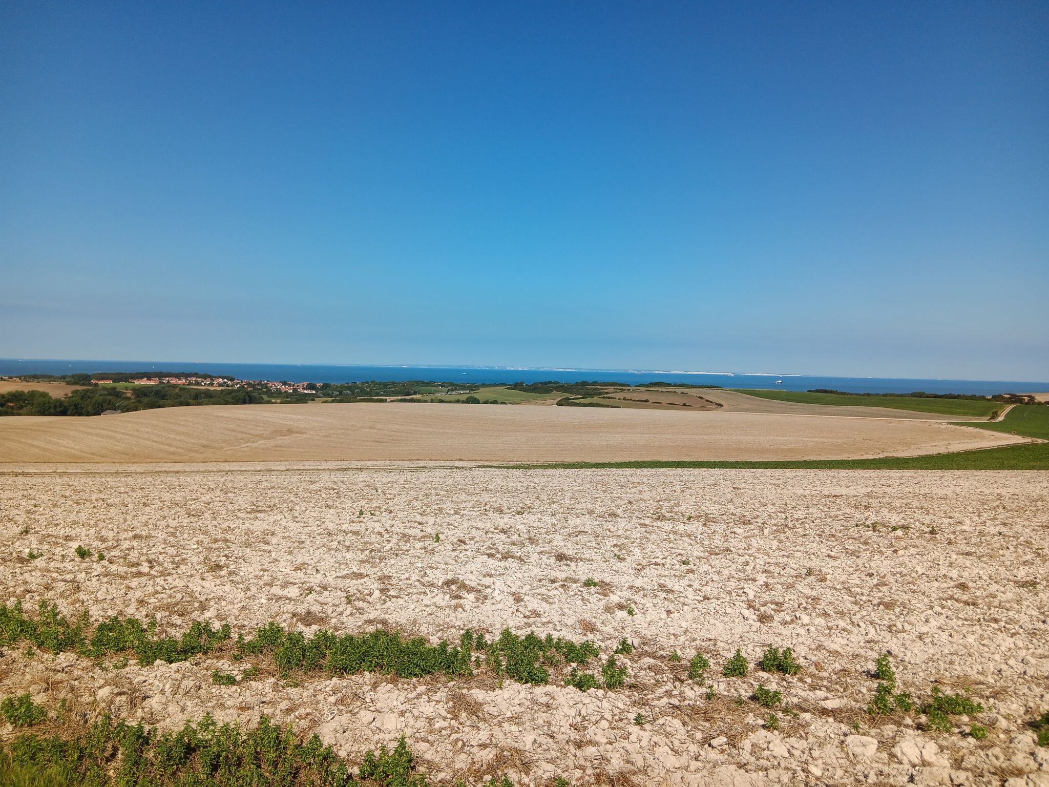 Wissant, la Manche, cliffs from dover
