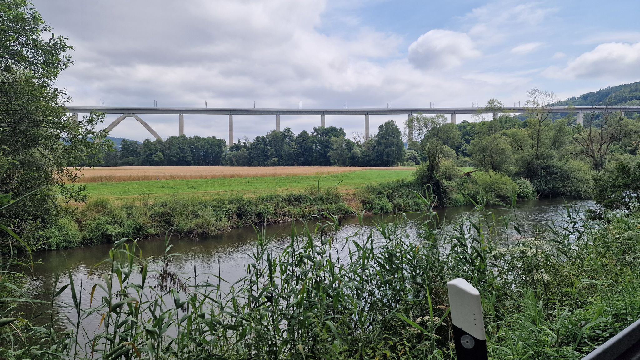 Brücke der Schnellfahrstrecke Fulda - Kassel