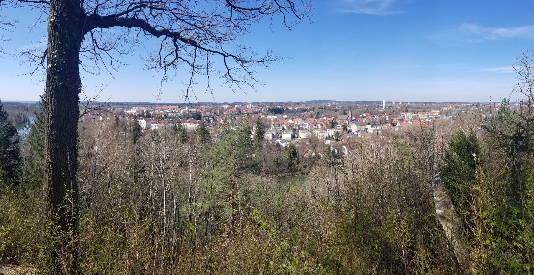 Herrlicher Ausblick auf Landsberg (Lech)