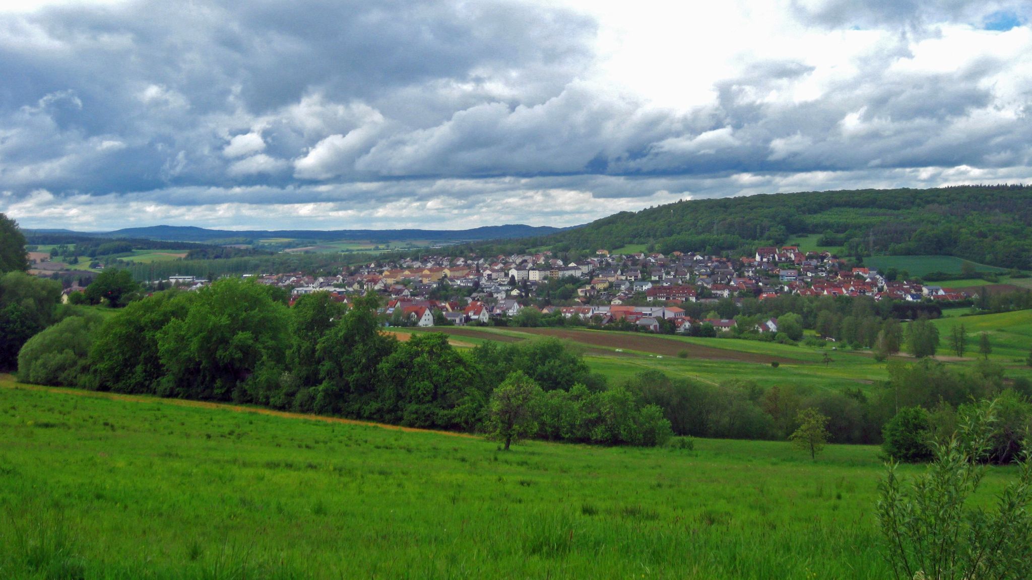 Blick in die Haßberge
