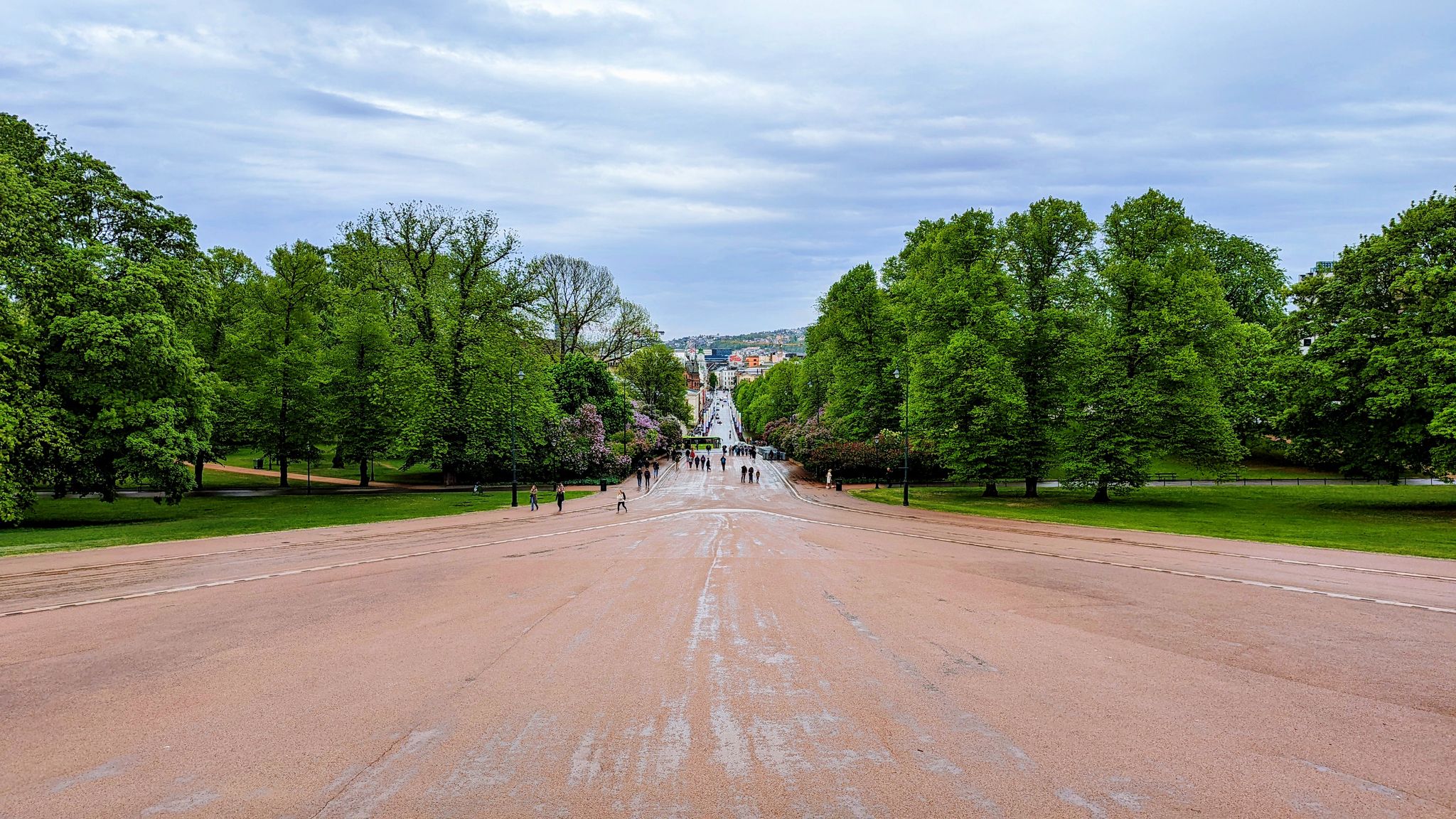Blick auf den königlichen Park