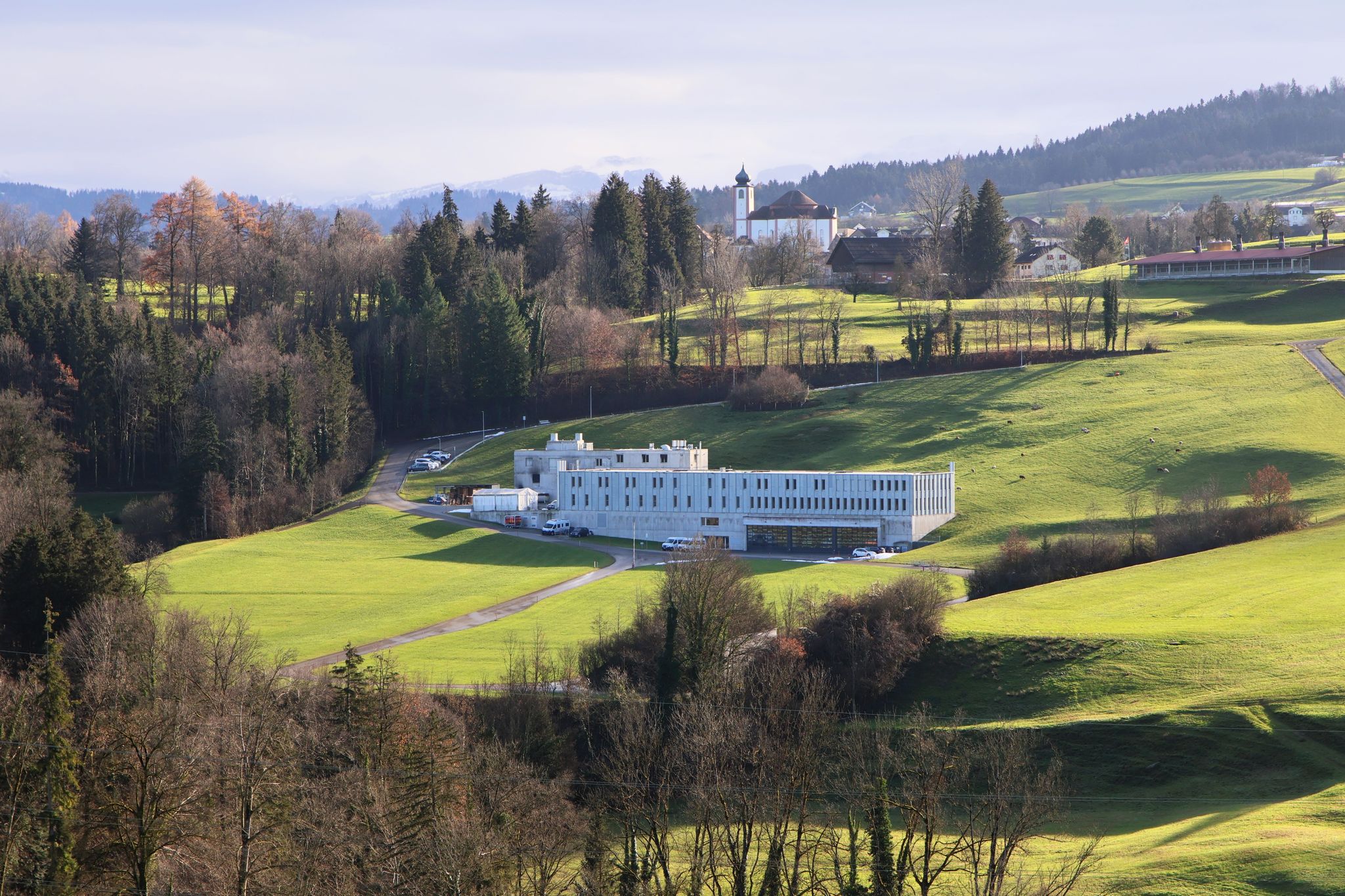 Blick zum OFA und nach Bernhardzell