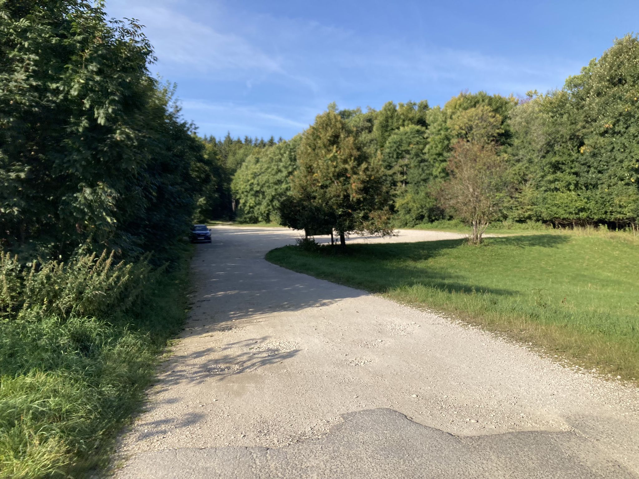 Parkplatz Stock