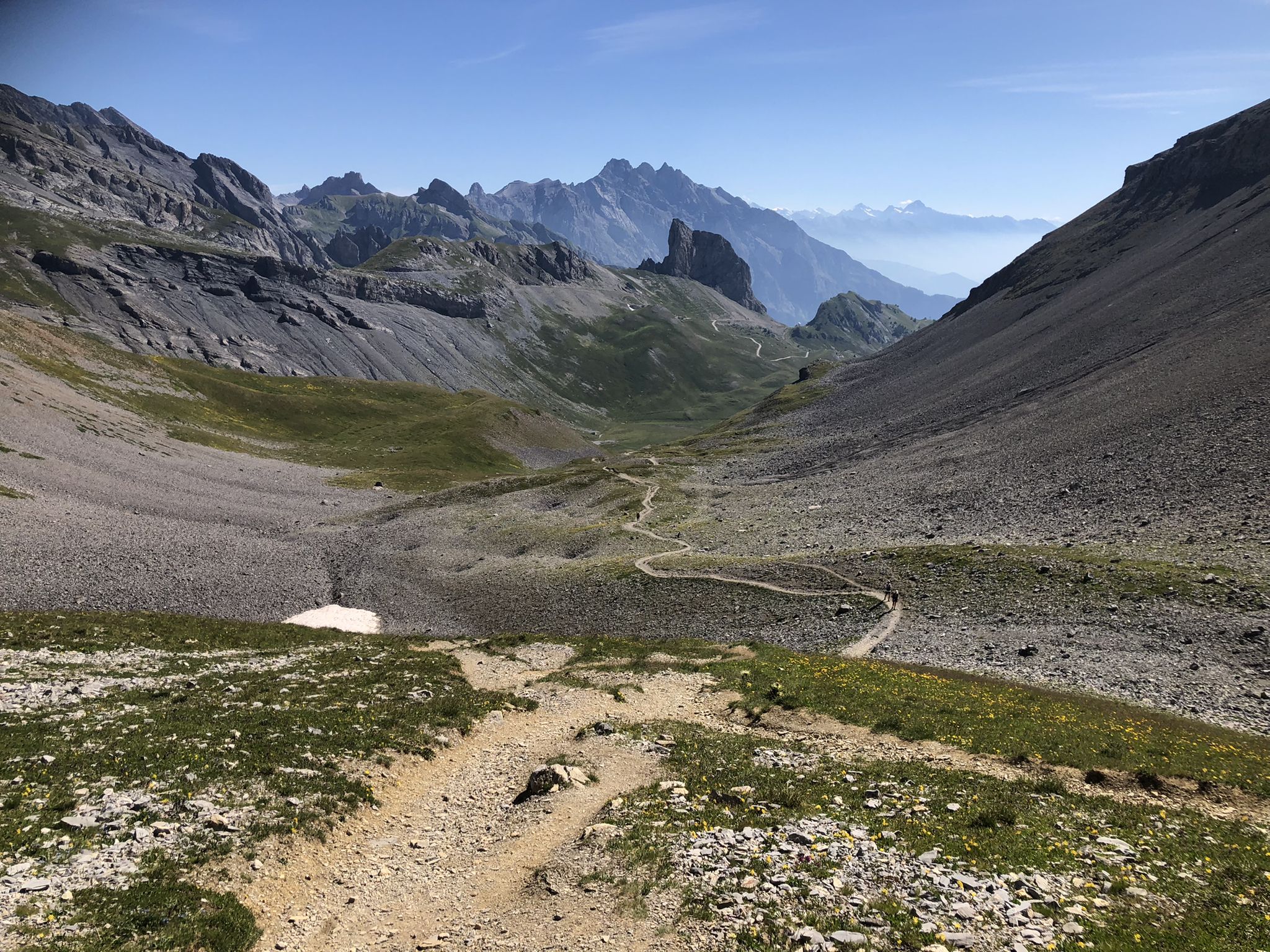 Way up to Col de Fenestral