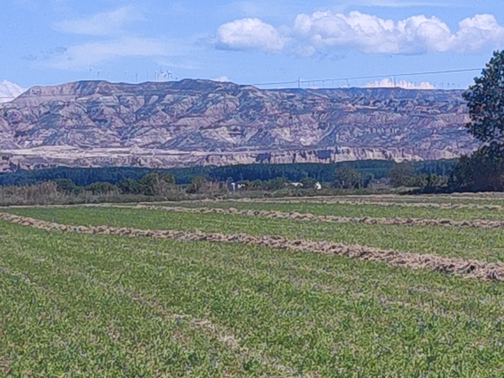 Impresionante paisaje por el oeste