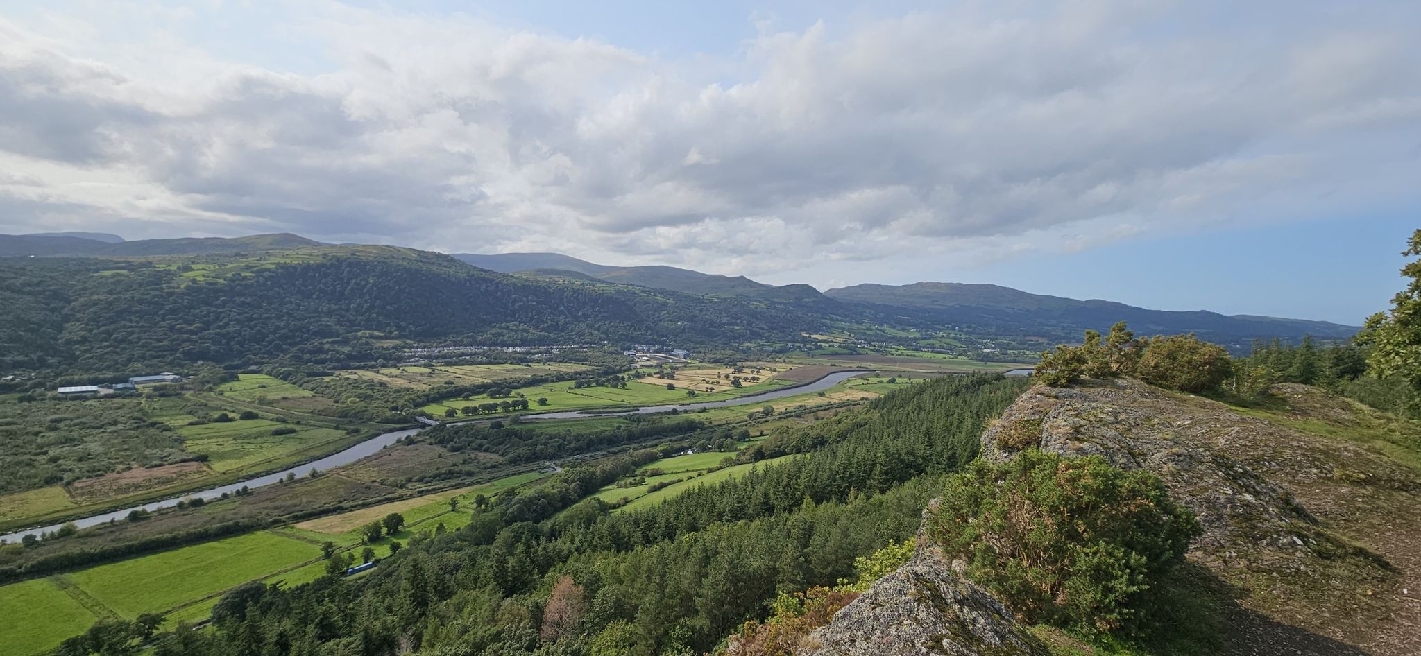 View from Cadair Ifan Goch