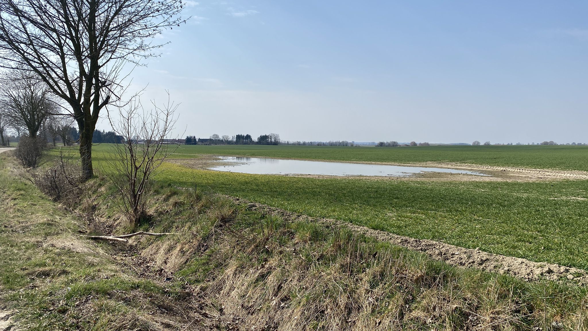 etliche Stellen stehen noch unter Wasser