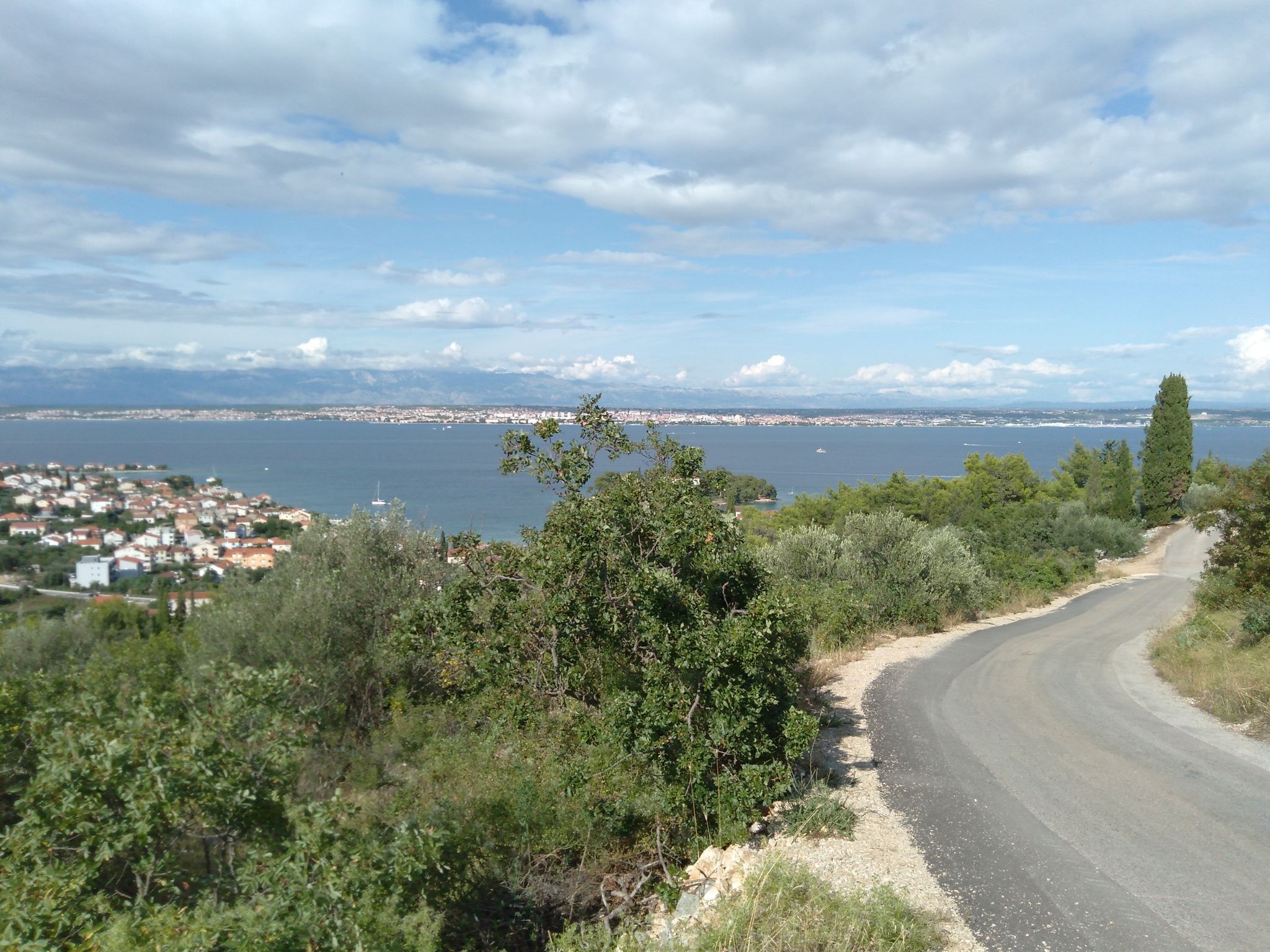 downhill view