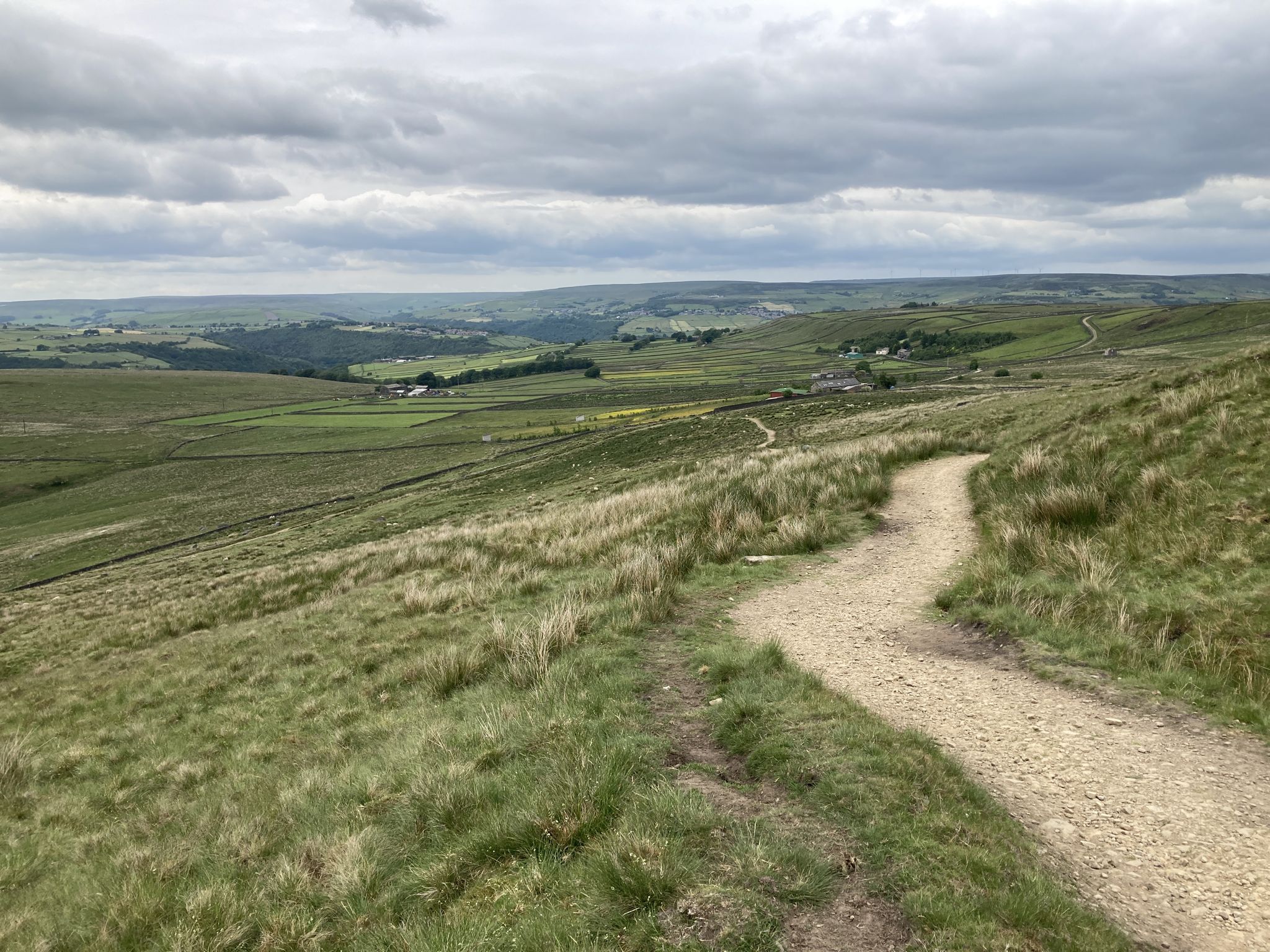 Path down towards Hebden Bridge… I hope 🤣