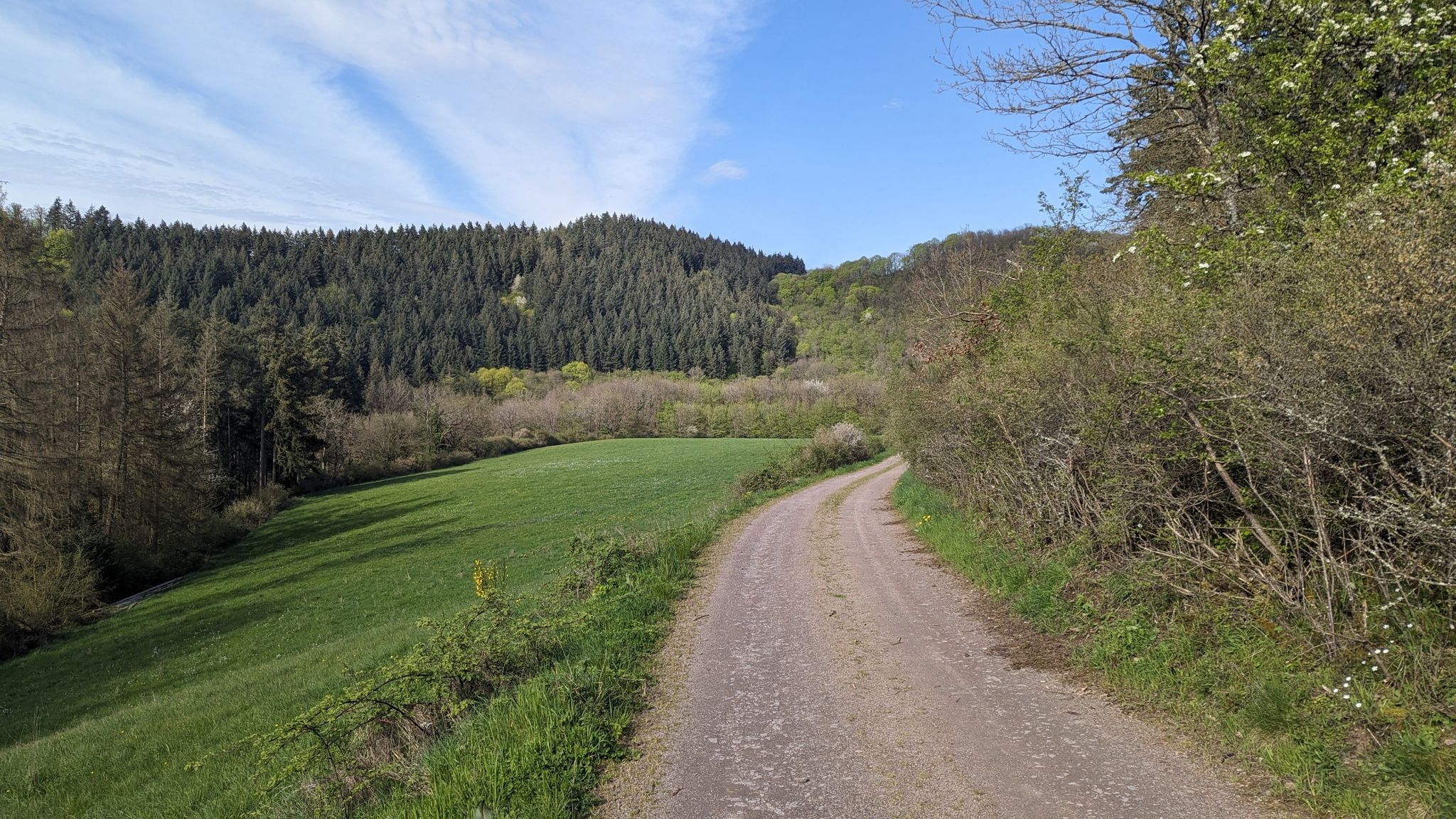 Abstieg nach Bruch