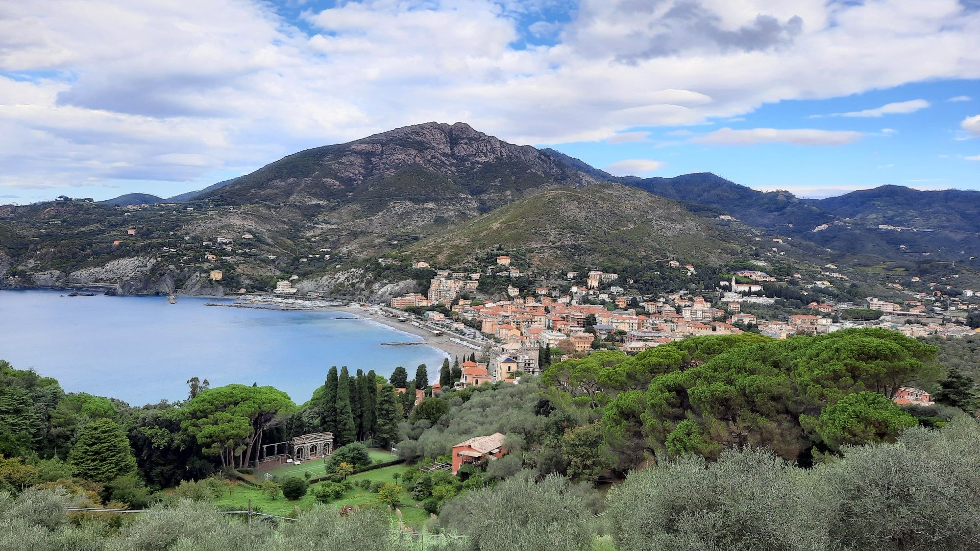 Blick zurück auf Levanto