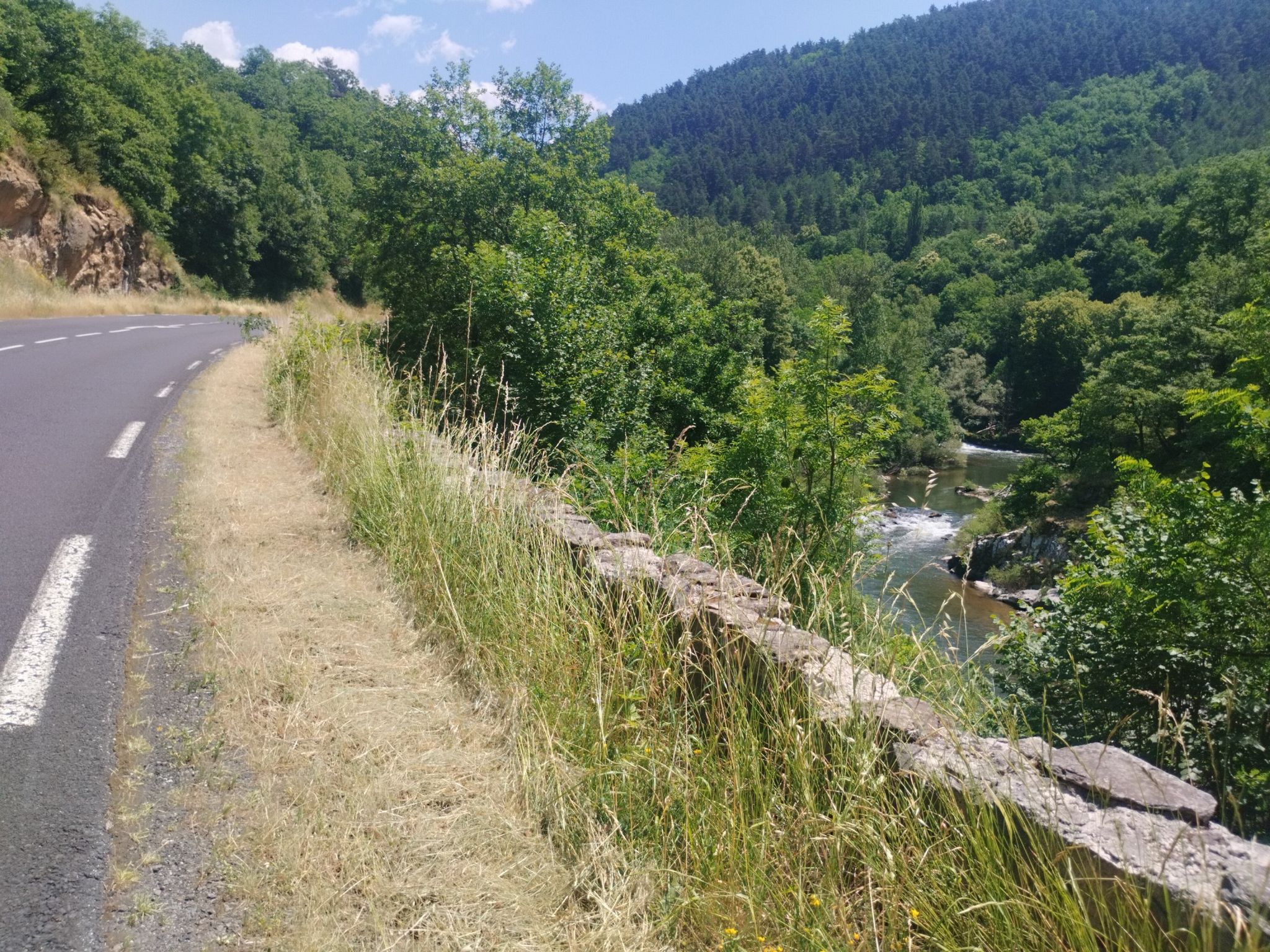 D809 im Tal des Lot