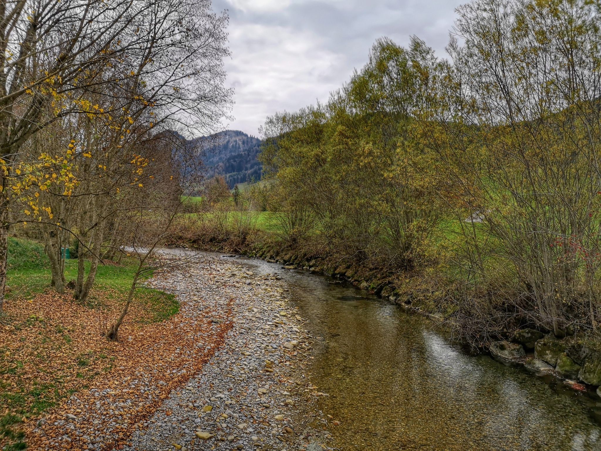 Start ab Grünau/Urnäsch und hier beim Fluss Urnäsch